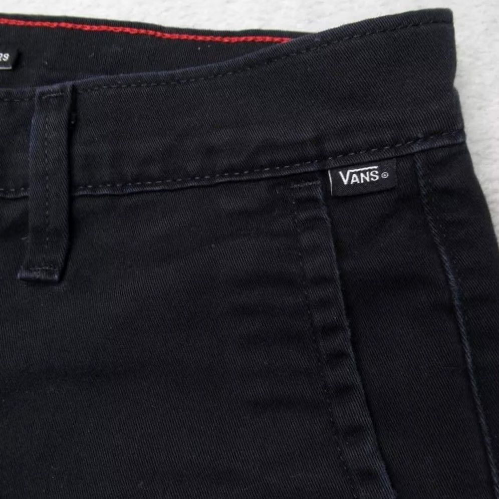Vans VANS Chino Pants Men 30x28 Dark Blue Slim Fit Flat Front Button Logo Pockets Casual Workwear Please adjust color to Blue Limited info Size US 30 / EU 46 - 6 Thumbnail