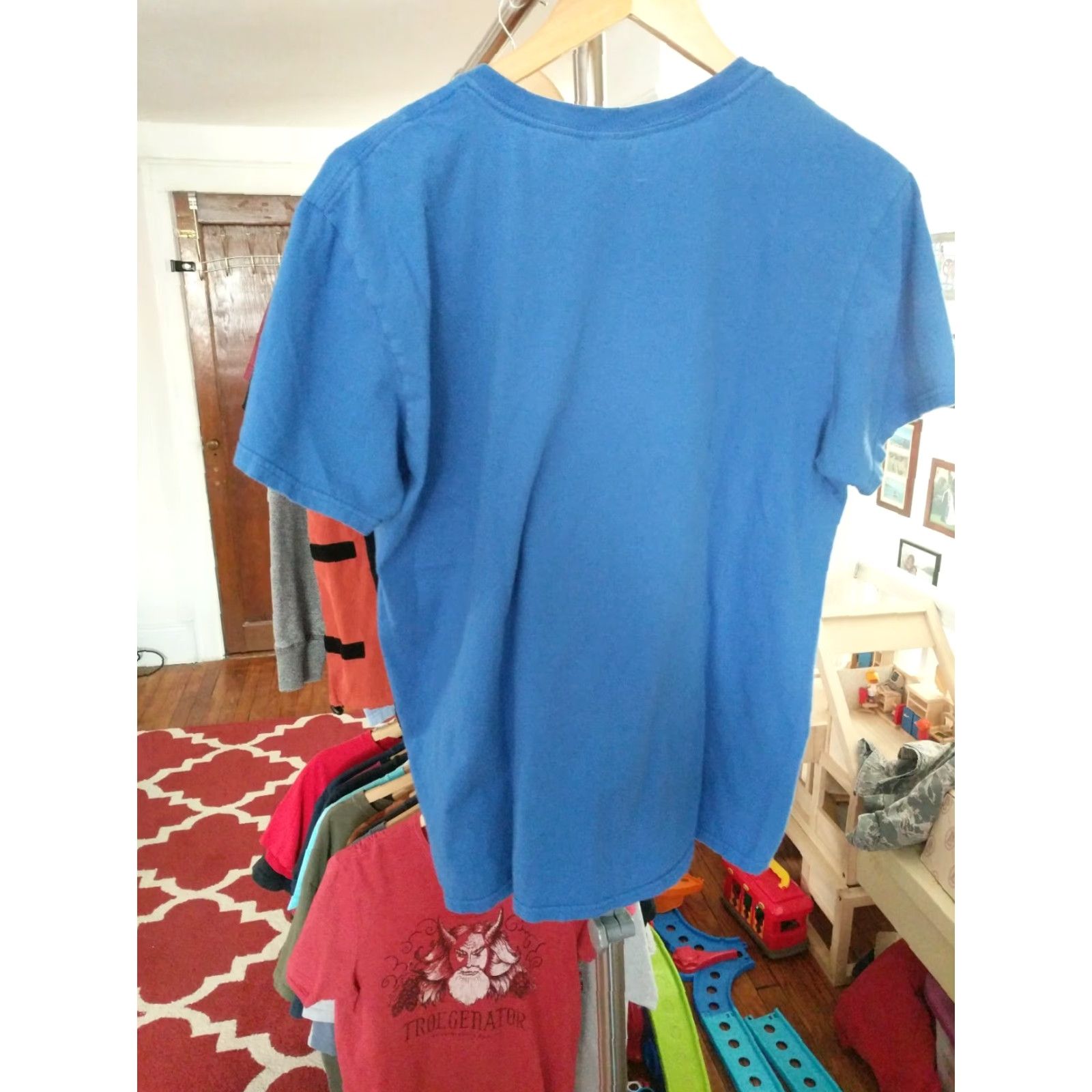 Vintage VINTAGE Overwatch Soldier 76 Anime Manga T-Shirt L Men Blue Large Electric Blue Thumbs Up Soldier 76 video game Size US L / EU 52-54 / 3 - 5 Thumbnail
