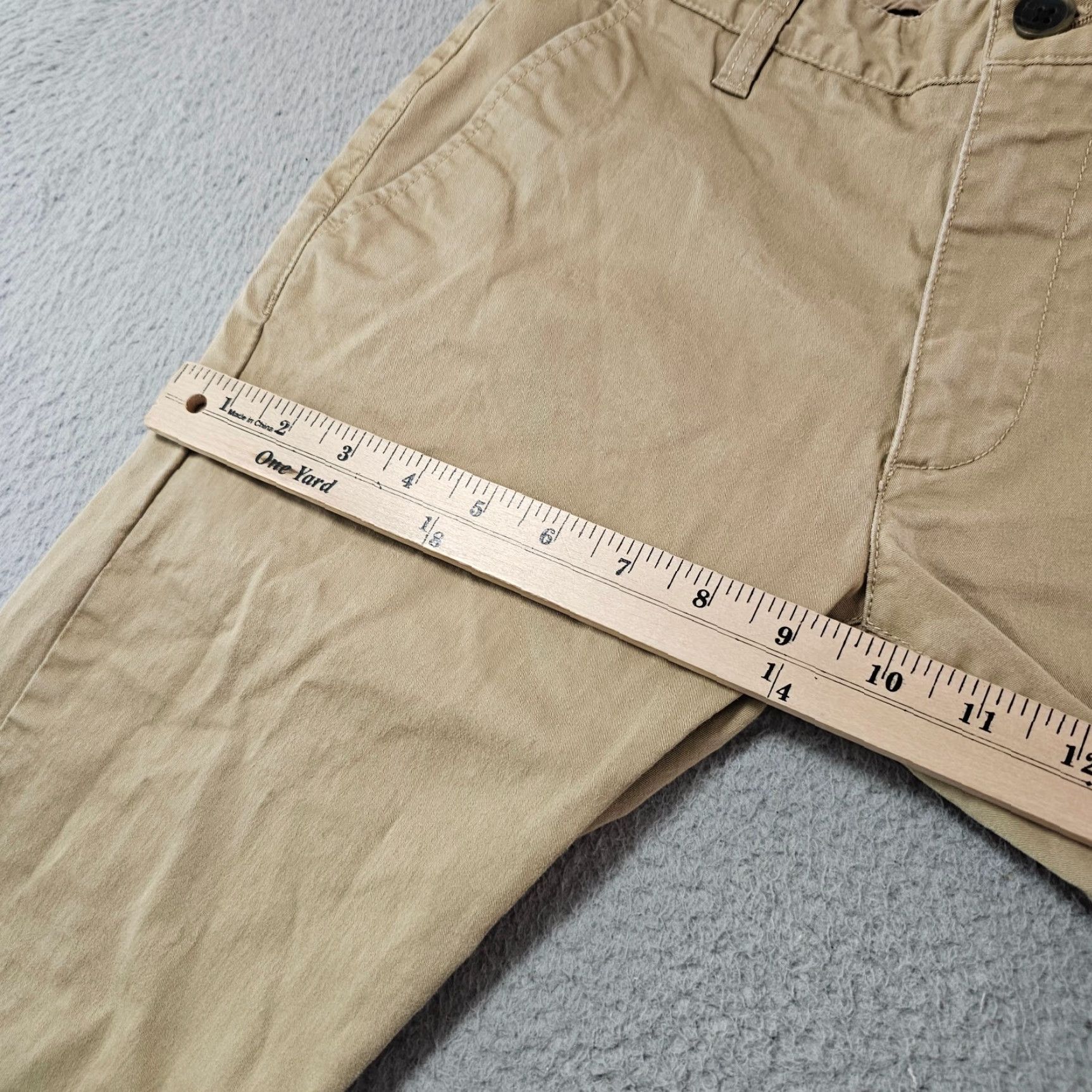 Vintage Under 510 Chino Pants Mens 28x24 Khaki Slim Cotton Blend Stretch Tapered Flat Front Pockets Casual Workwear Solid 28 Regular Apparel Mens Size US 28 / EU 44 - 5 Thumbnail