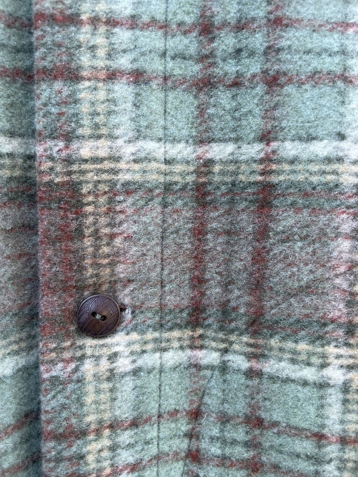 RRL Ralph Lauren RRL Ralph Lauren Plaid Wool Knit Western Shirt XS Size US XS / EU 42 / 0 - 6 Thumbnail