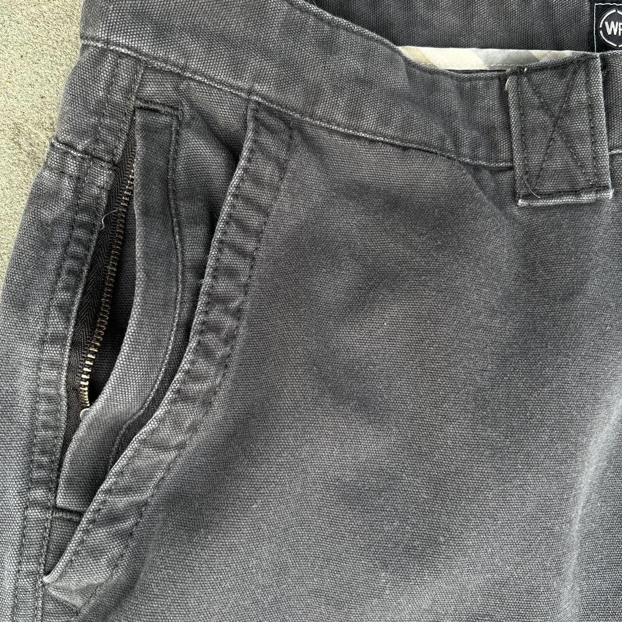 Weatherproof Y2K Dark Grey Canvas Utility Work Pants Size US 36 / EU 52 - 6 Thumbnail