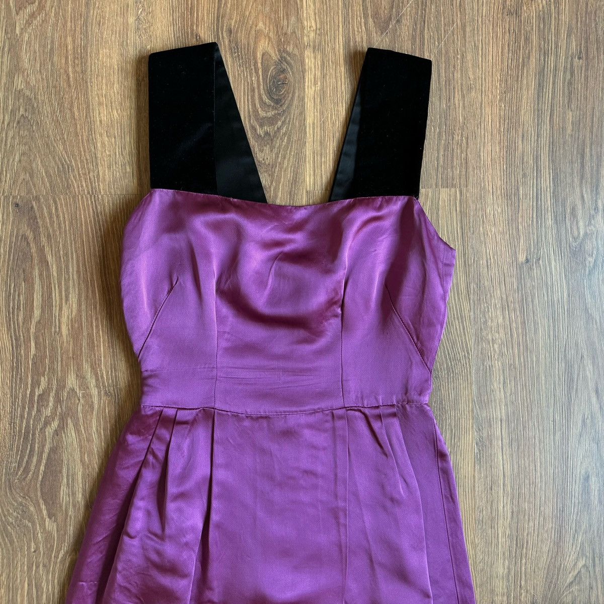 Dolce & Gabbana D&G Dolce & Gabbana Dress Women’s Purple Acetate Sleeveless Size M / US 6-8 / IT 42-44 - 2 Thumbnail