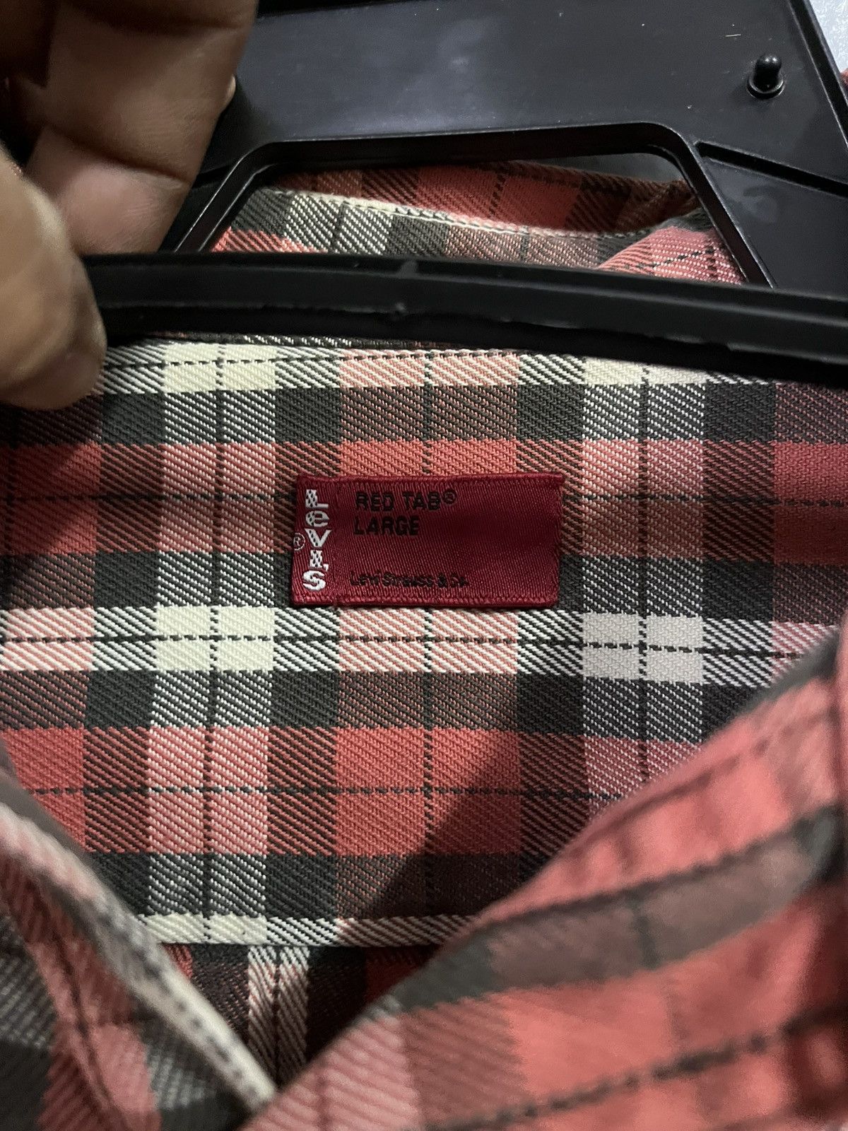 Vintage Vintage Levis Flannel Long Sleeve Size US L / EU 52-54 / 3 - 5 Thumbnail