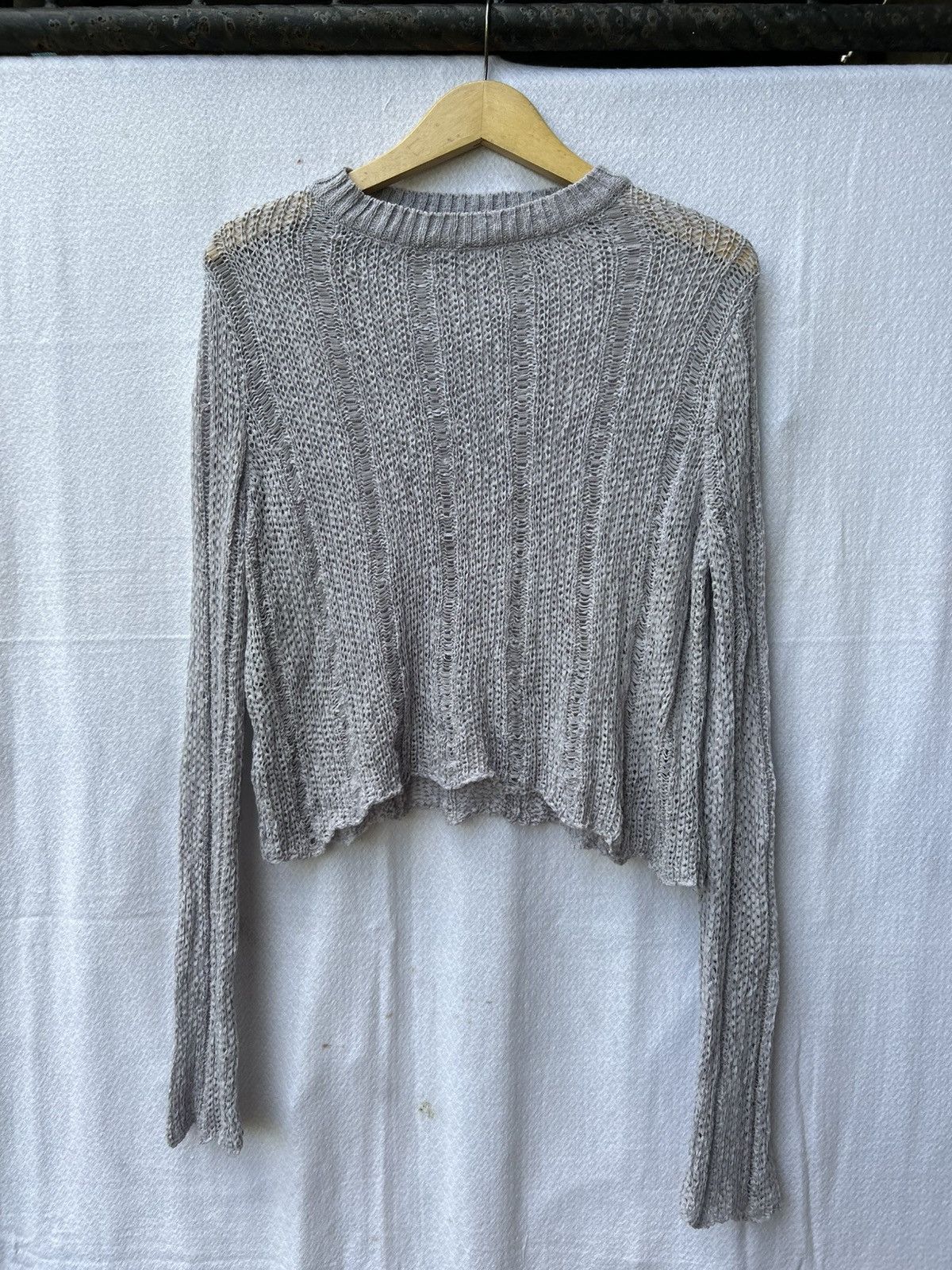 Japanese Brand Undefined open fishnet knitted styled Size US M / EU 48-50 / 2 - 1 Thumbnail
