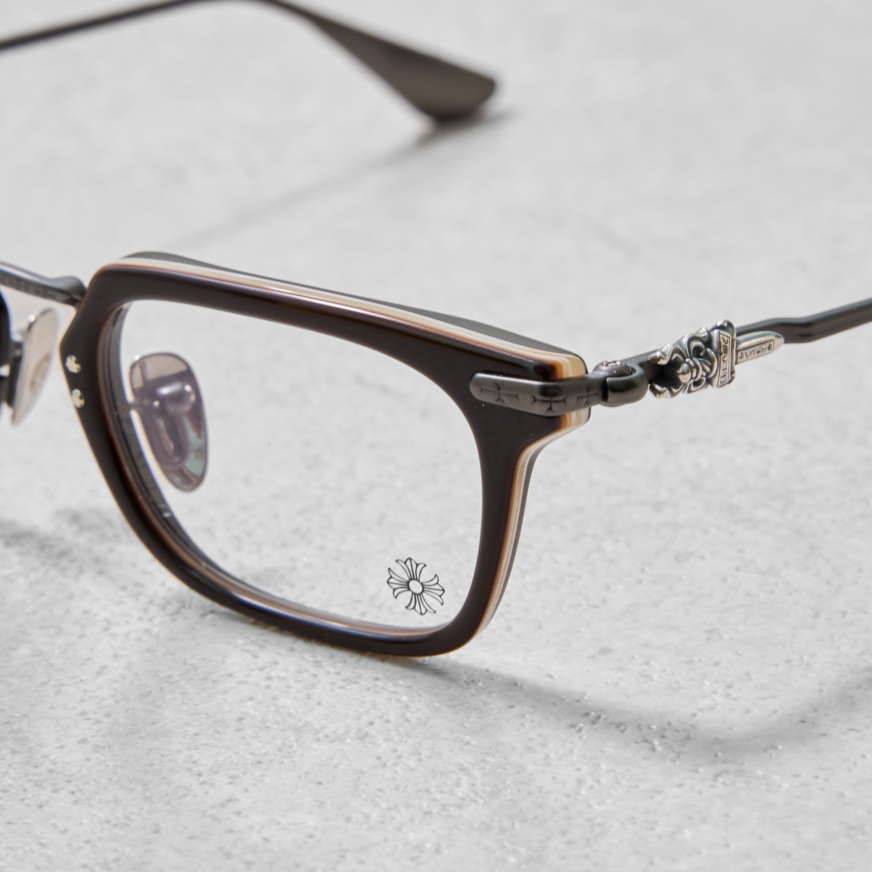 Chrome Hearts CHROME HEARTS SNAT BROWN BONE BROWN/ORB Size ONE SIZE - 6 Thumbnail