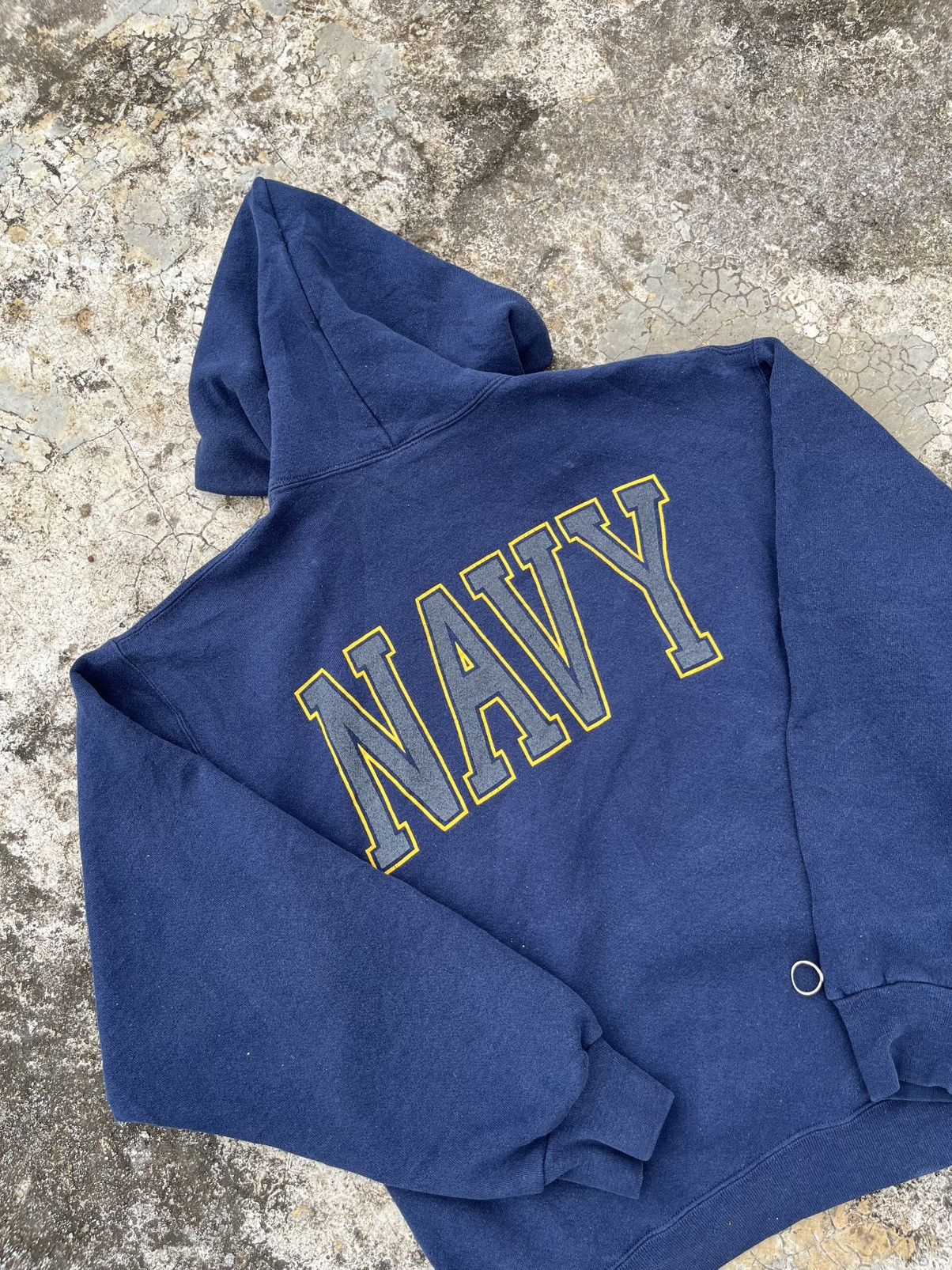 Vintage Vintage us navy military hoodie Size US L / EU 52-54 / 3 - 5 Thumbnail