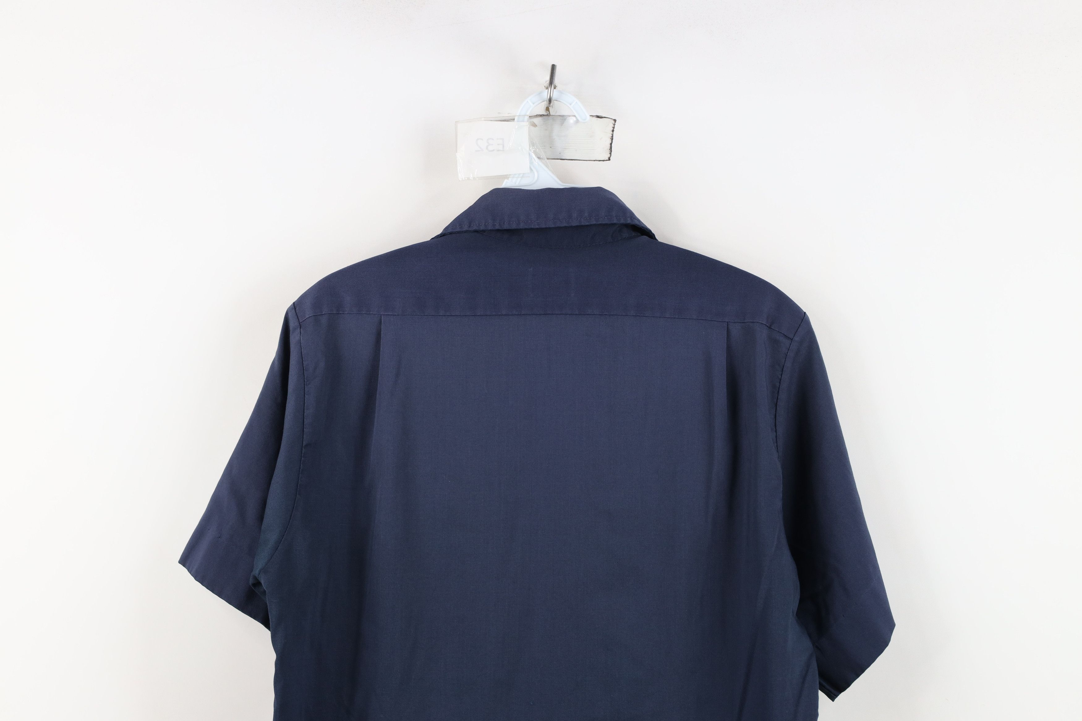 Lee Vintage 70s Lee Workwear Mechanic Button Shirt Blue USA Size US M / EU 48-50 / 2 - 15 Thumbnail
