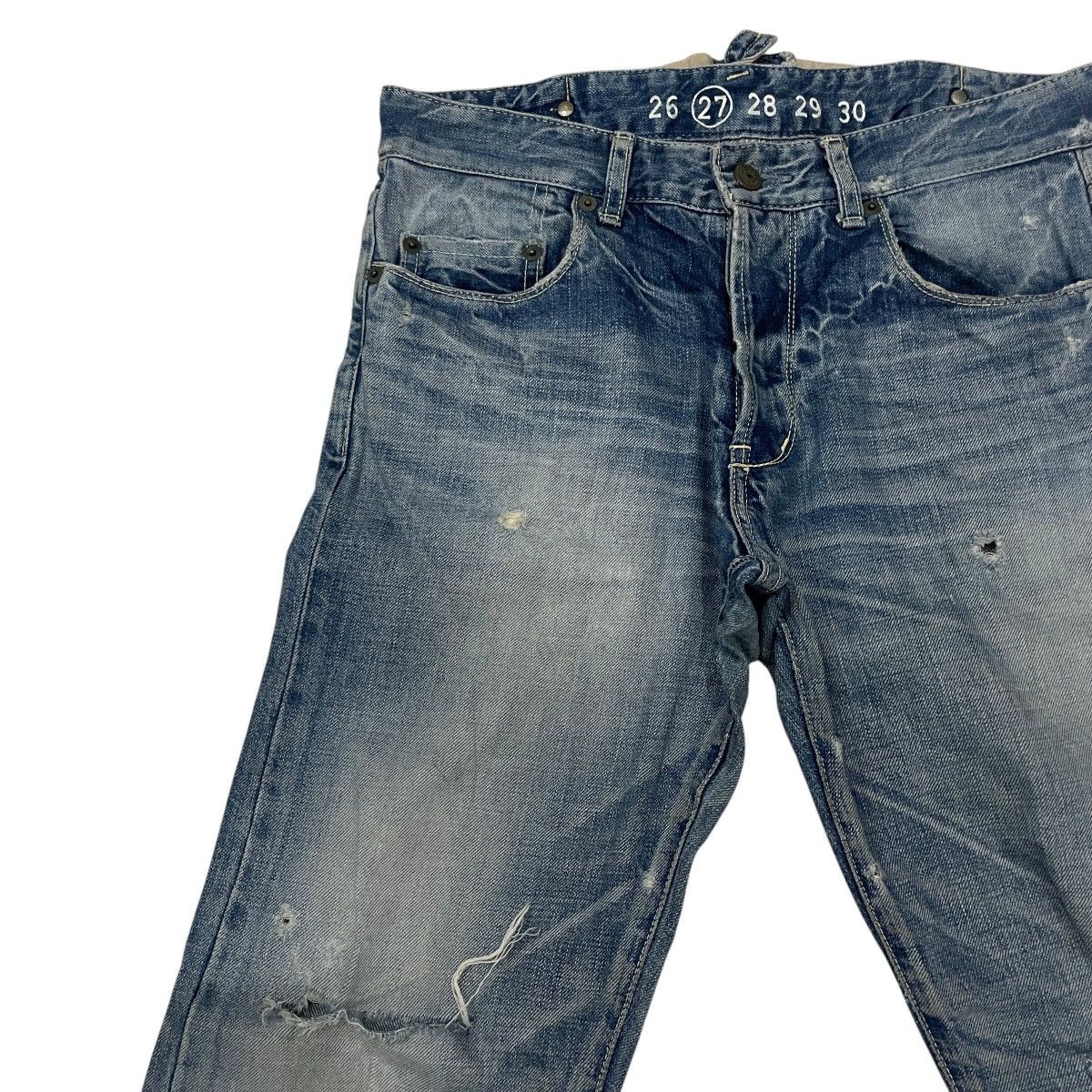 Japanese Brand Vintage Japanese Designer Distressed Buckle Denim Size US 30 / EU 46 - 3 Thumbnail