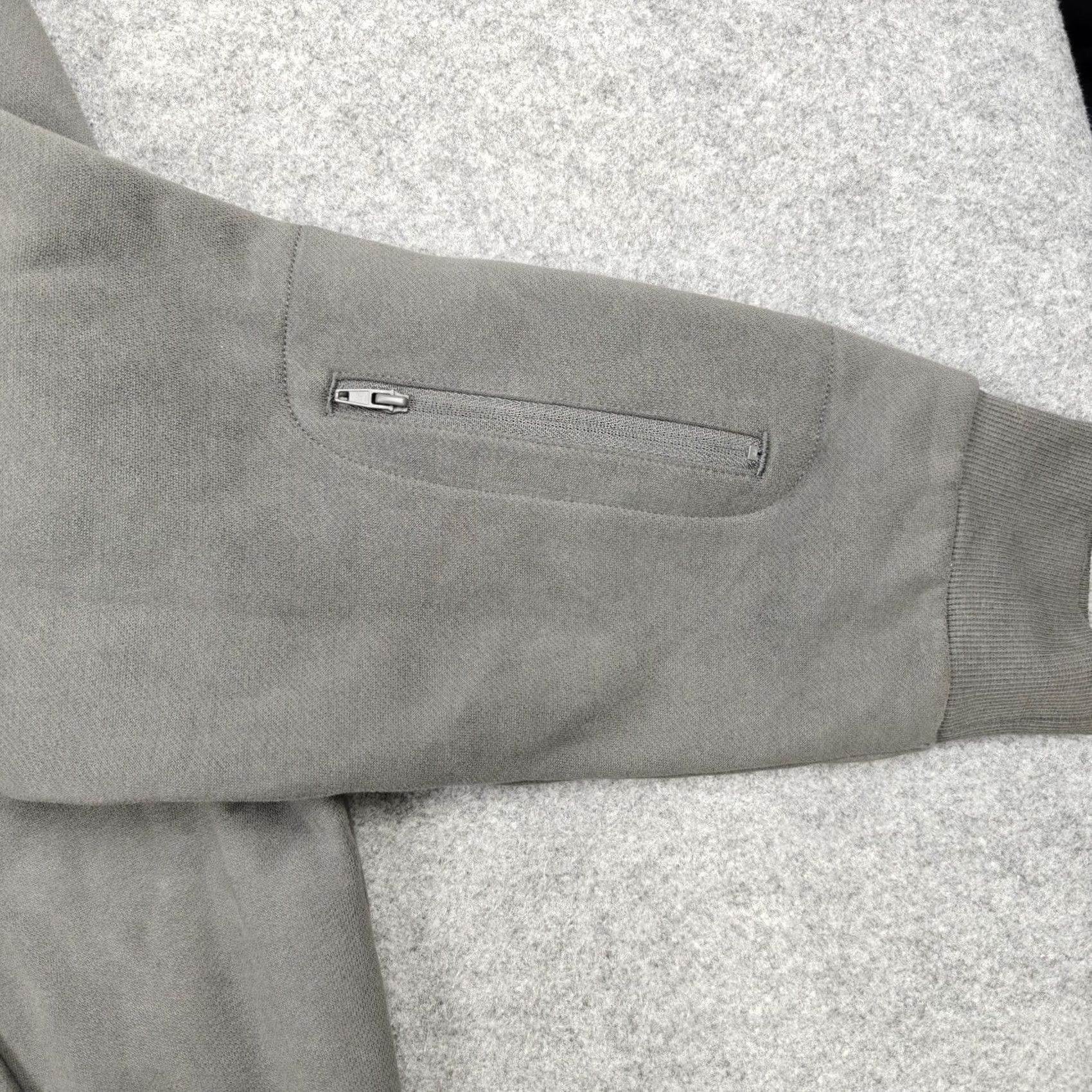 KangaROOS Comfrt Hoodie Mens XL Gray Fleece Pullover Kangaroo Logo Sleeve Zip Pockets Size US XL / EU 56 / 4 - 4 Thumbnail