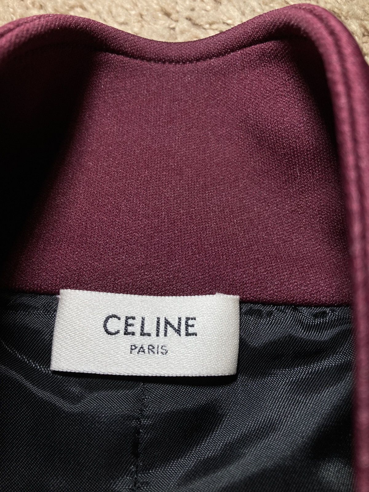 Celine SS25 Celine Side Stripe Track Jacket Logo Raglan Hedi 2025 Size US S / EU 44-46 / 1 - 6 Thumbnail