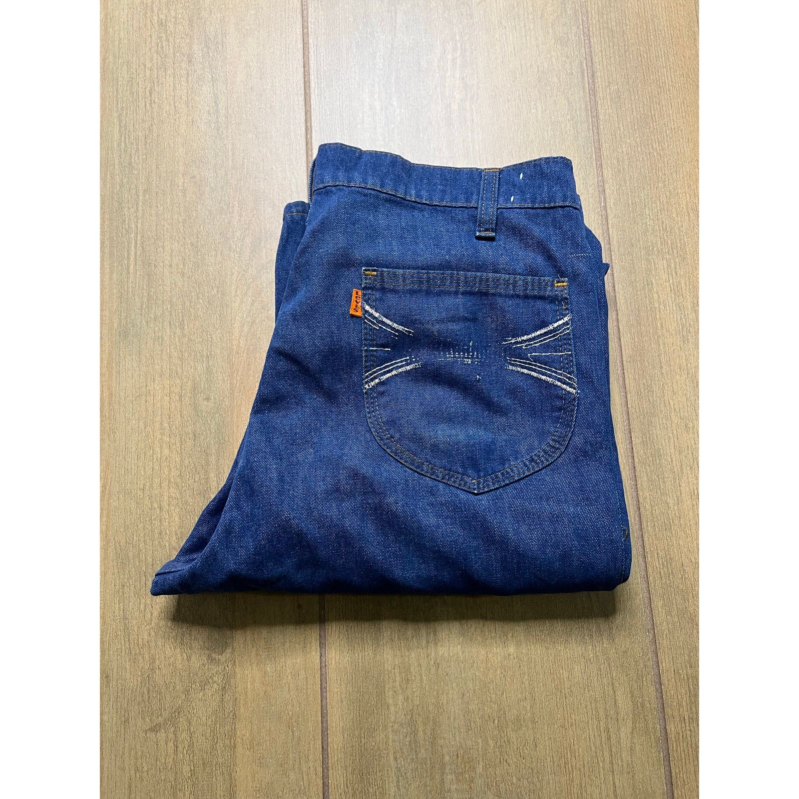 Levi's Vintage Levi’s Orange Tab Bootcut Jeans USA 1970s -80s denim Size US 33 - 1 Thumbnail