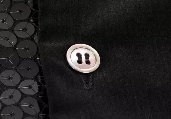 Comme des Garcons Comme Des Garcons Black Retro Sequin Shirt Size XS / US 0-2 / IT 36-38 - 4 Thumbnail