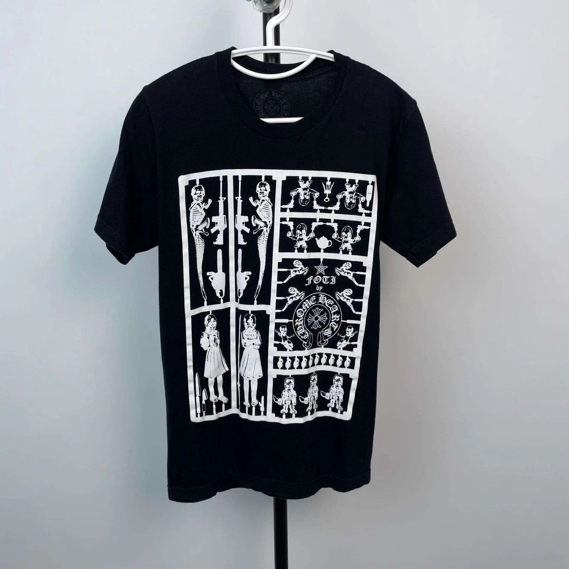 Chrome Hearts Chrome Hearts Cotton Foti Short-Sleeve 92B Black Size US S / EU 44-46 / 1 - 1 Thumbnail