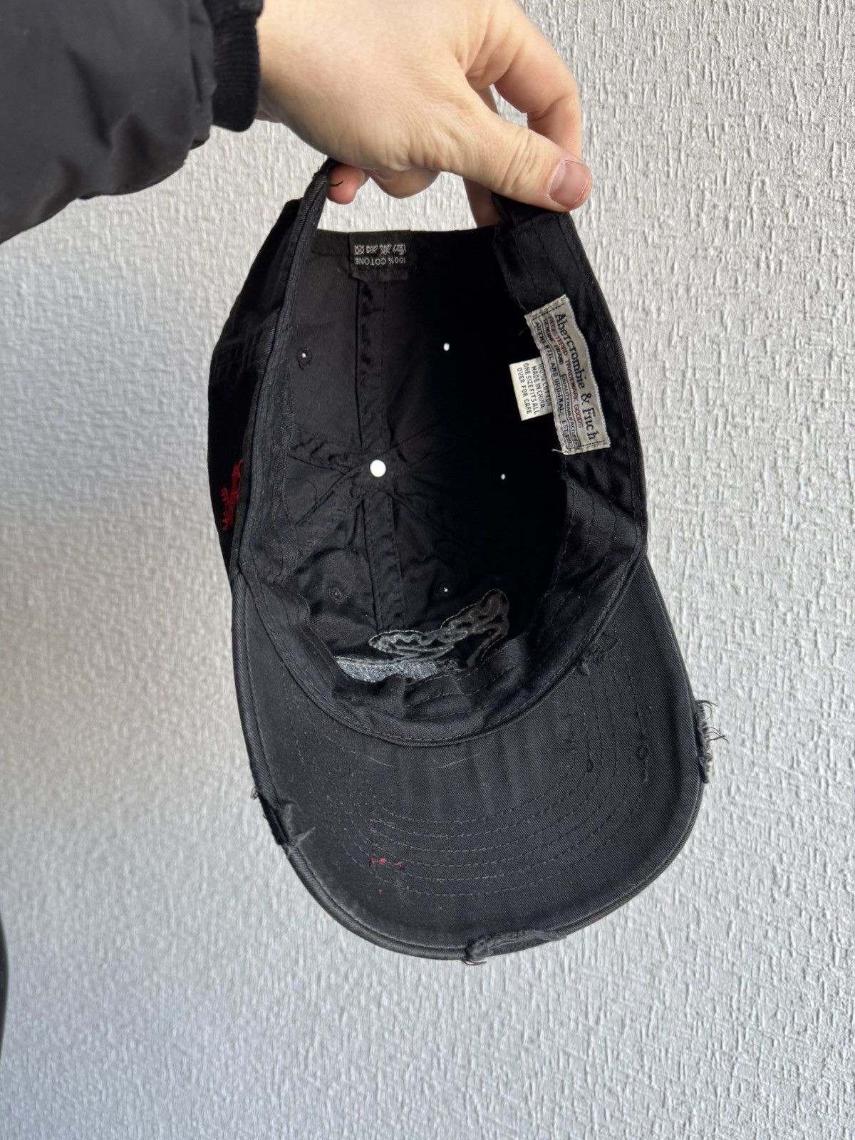 Abercrombie & Fitch × Vintage Avant-garde cap black hat abercrombie & fitch Size ONE SIZE - 5 Thumbnail