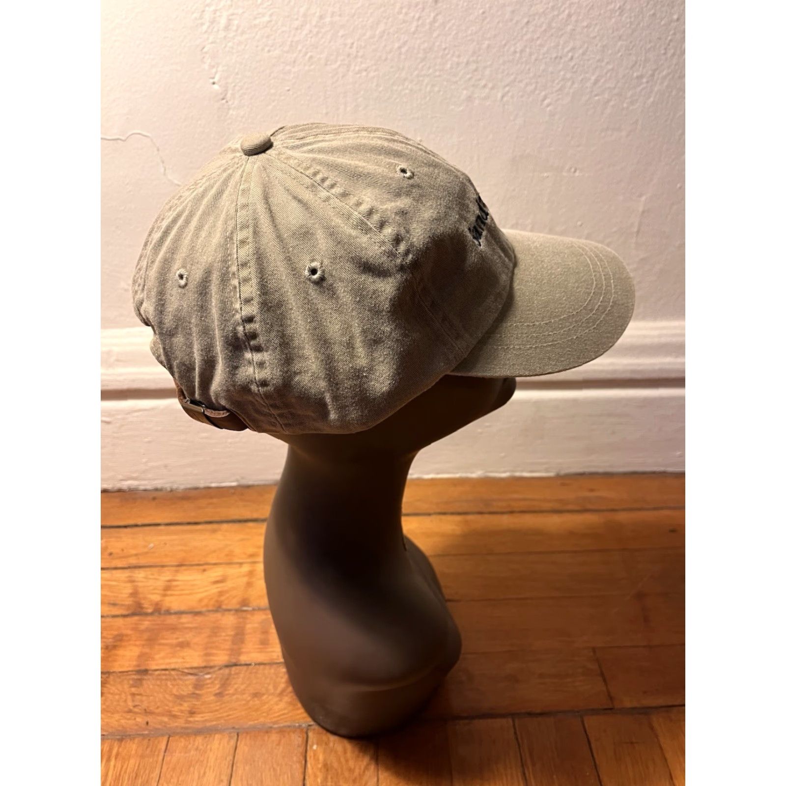 Vintage VINTAGE Adams Sandler O’Neill Hat Beige 90s World Trade Center 104th Floor Snapback One Size Men Adjustable Beige Hat Size ONE SIZE - 3 Thumbnail