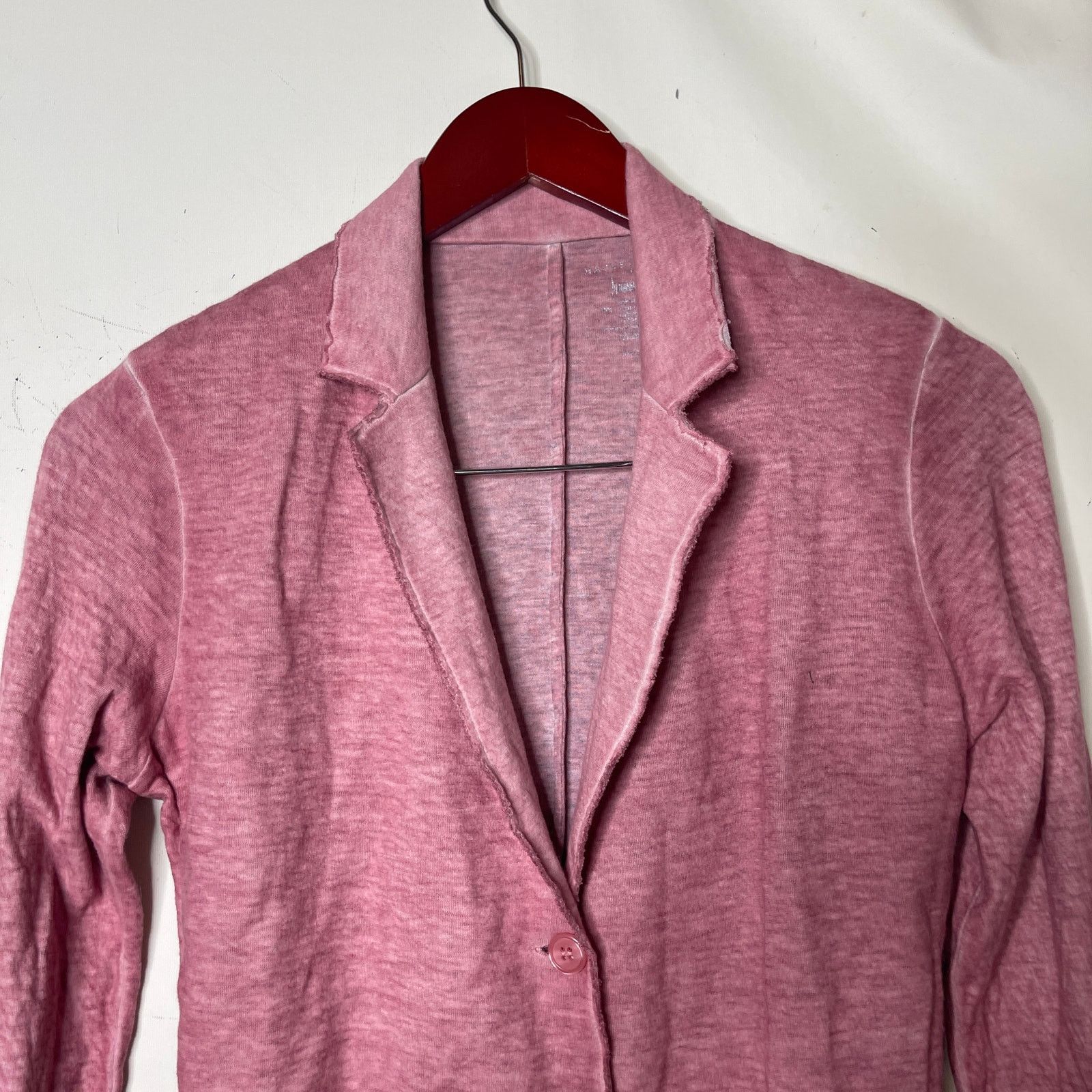 MAJESTIC FILATURES Majestic Filatures Paris pink cotton cashmere blazer 1 US S Size S / US 4 / IT 40 - 8 Thumbnail