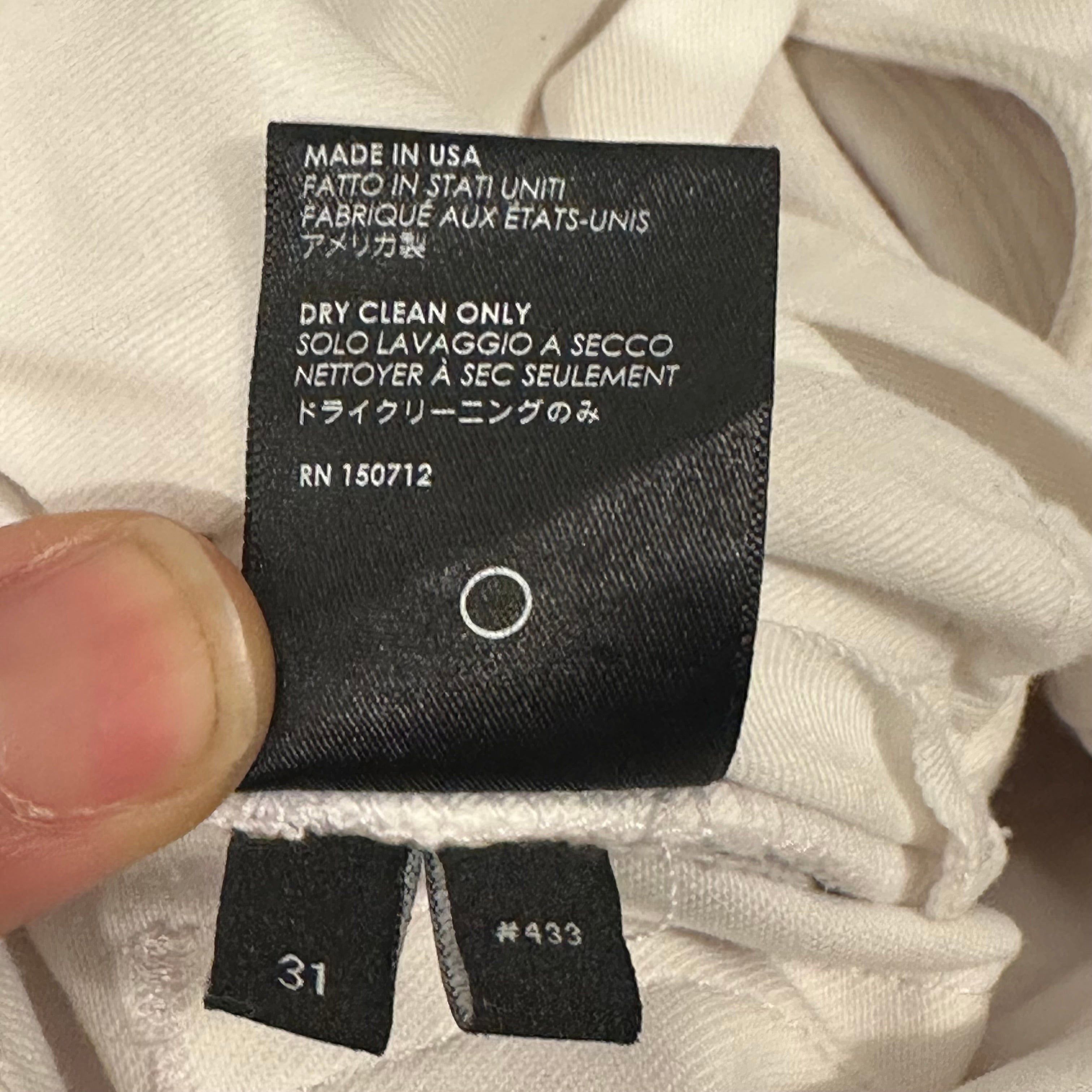 Amiri Amiri MX2 White Patch White Denim Jeans Sz 31 Size US 31 - 7 Thumbnail