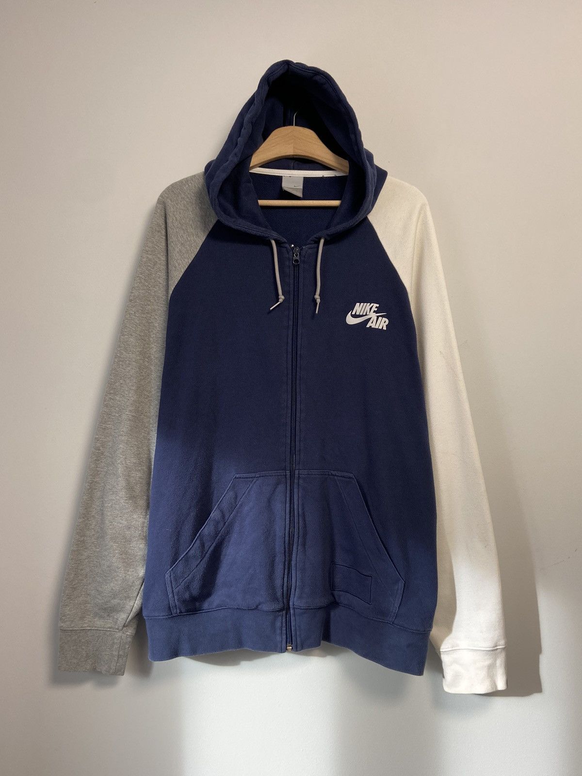 Vintage Nike Vintage Y2K zip hoodie hype Size US XL / EU 56 / 4 - 1 Thumbnail