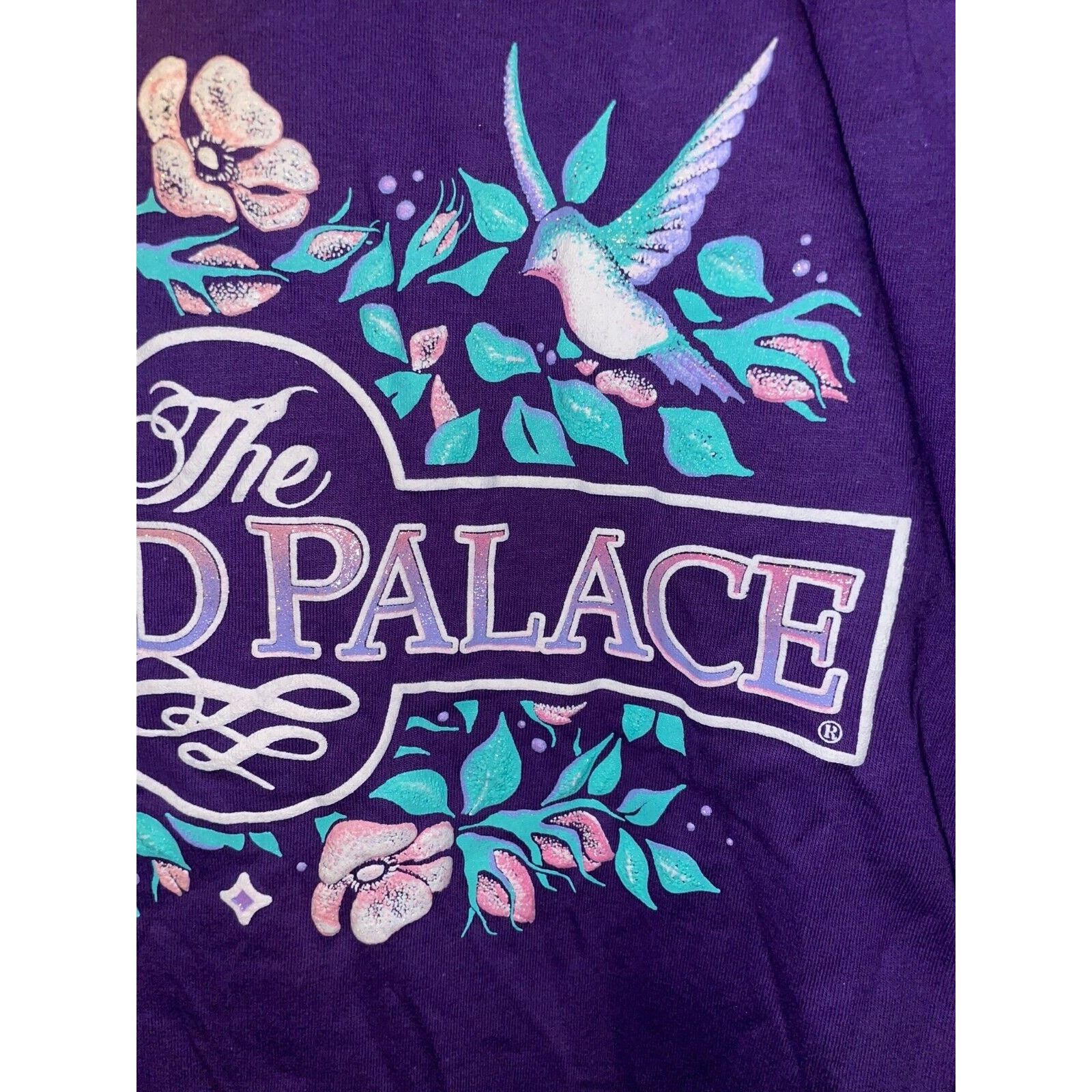Jerzees Vintage The Grand Palace Shirt Purple Tee VTG 90s L Large Size US L / EU 52-54 / 3 - 4 Thumbnail