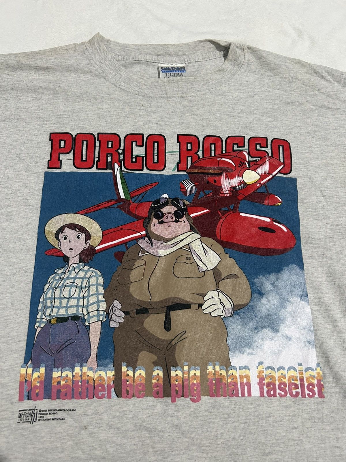 Japanese Brand RARE ANIME Studio Ghibli Porco Rosso The Pig Pilot Size US XL / EU 56 / 4 - 2 Thumbnail