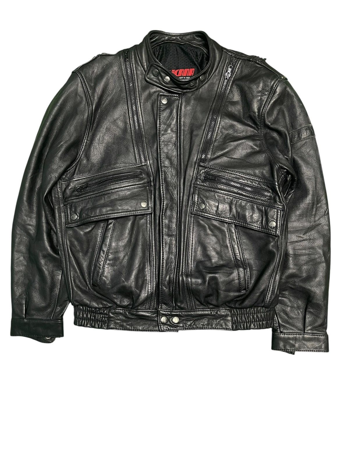 Other Vintage PLICANA leather biker Jacket Size US L / EU 52-54 / 3 - 1 Thumbnail