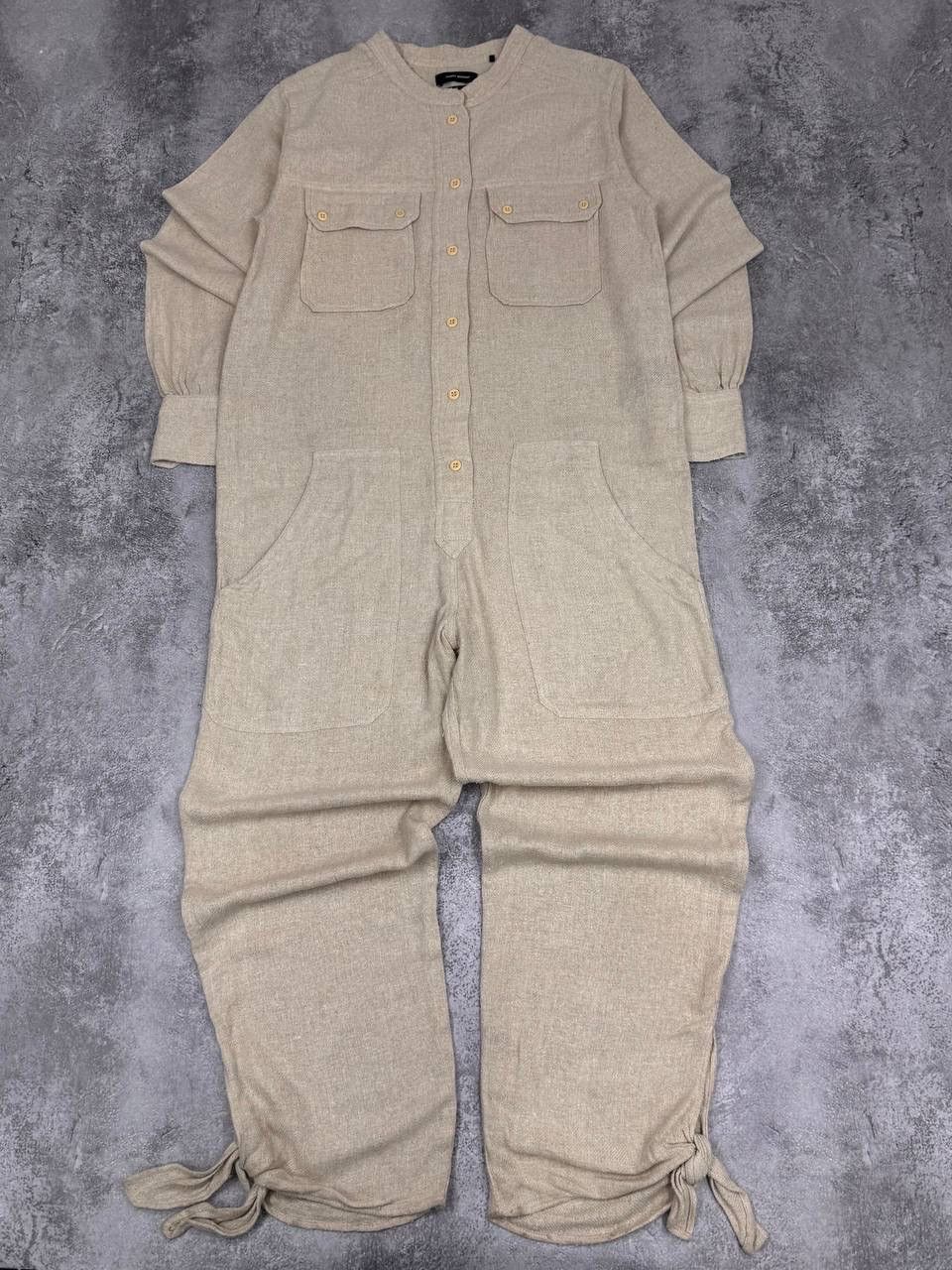 Isabel Marant Isabel Marant Women's Tacaia Jumpsuit Beige Size S Size 25" / US 0 / IT 36 - 1 Thumbnail