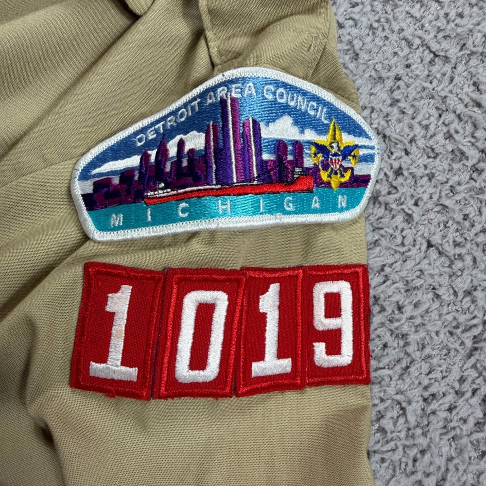 Other Vintage Boy Scouts of America Shirt Uniform Mens S Tan Size US S / EU 44-46 / 1 - 6 Thumbnail