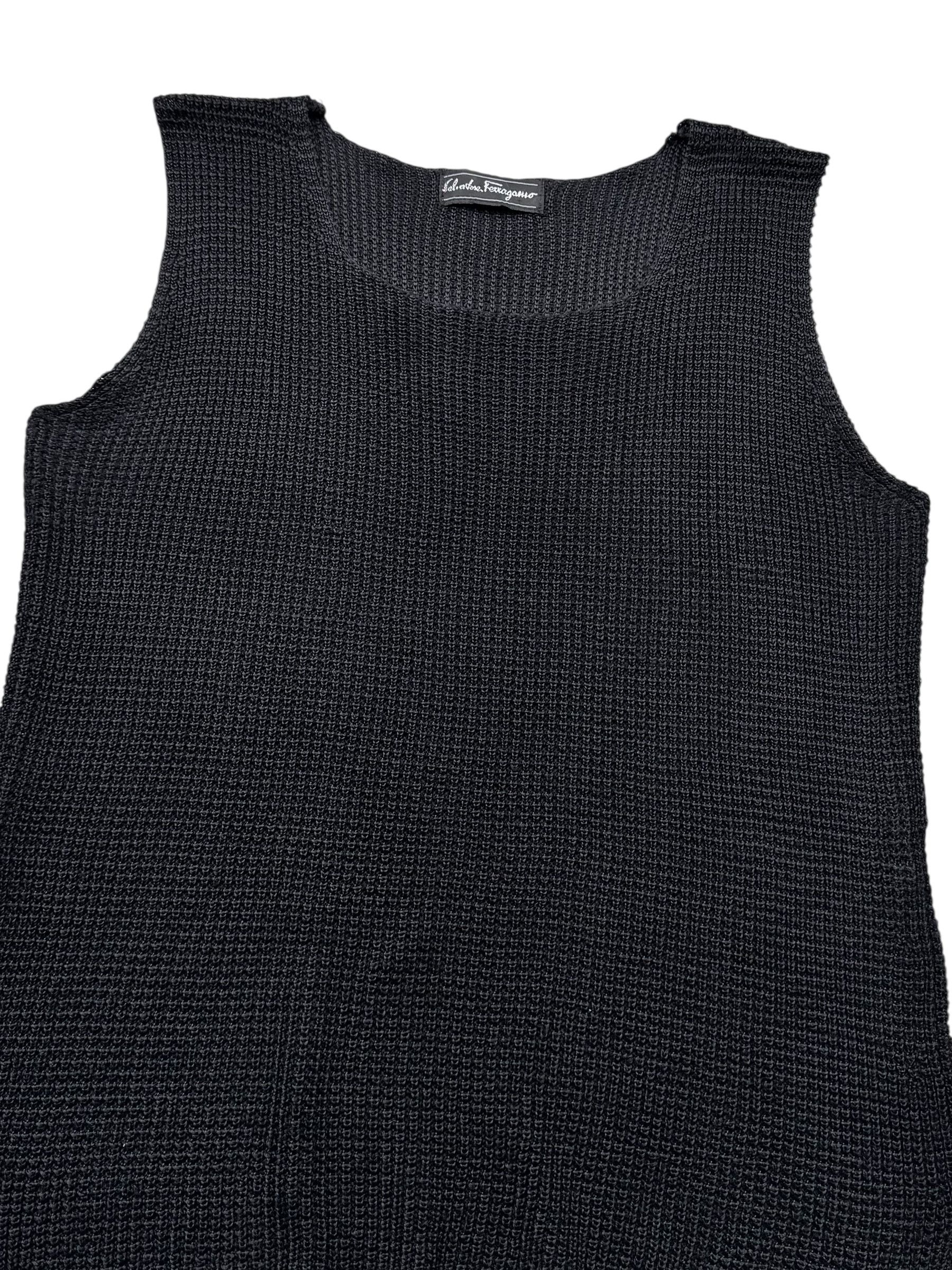 Salvatore Ferragamo Salvatore Ferragamo Vintage Tank Top (D10) Size M / US 6-8 / IT 42-44 - 2 Thumbnail