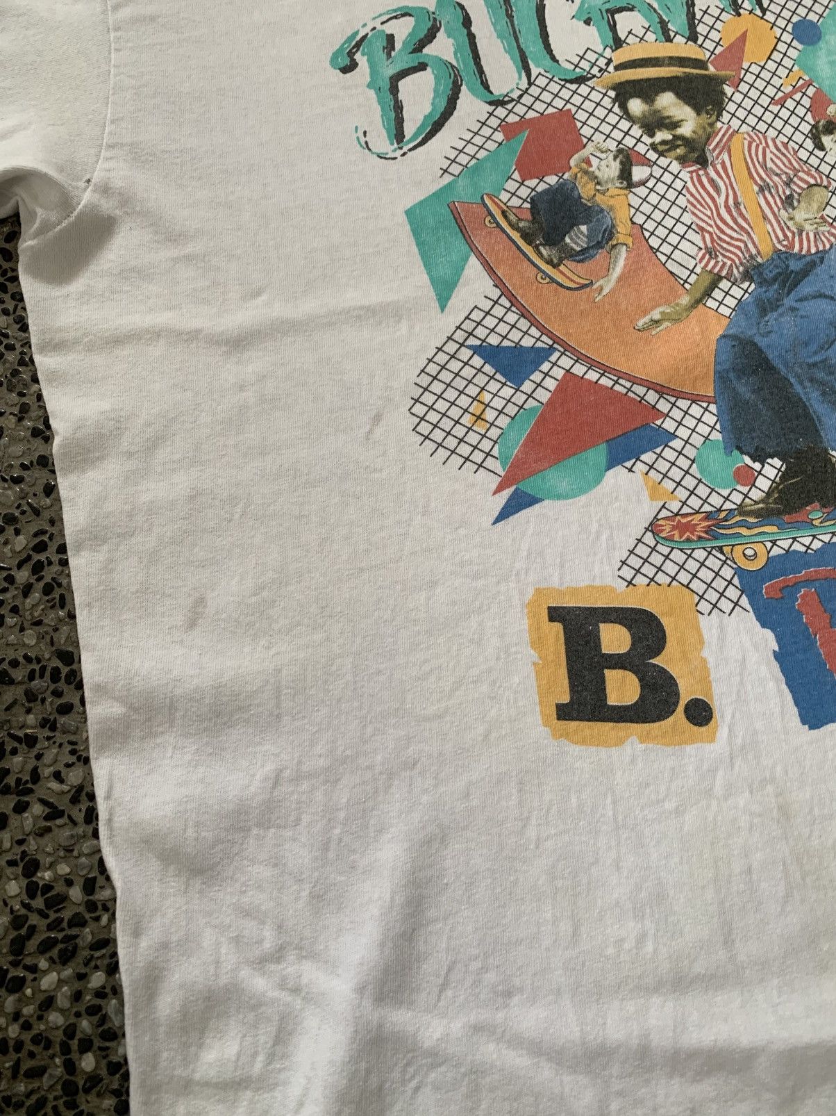 Vintage Vintage 90s Buckwheat O-Tay Skate Club Photo Print T shirt Size US XL / EU 56 / 4 - 15 Thumbnail