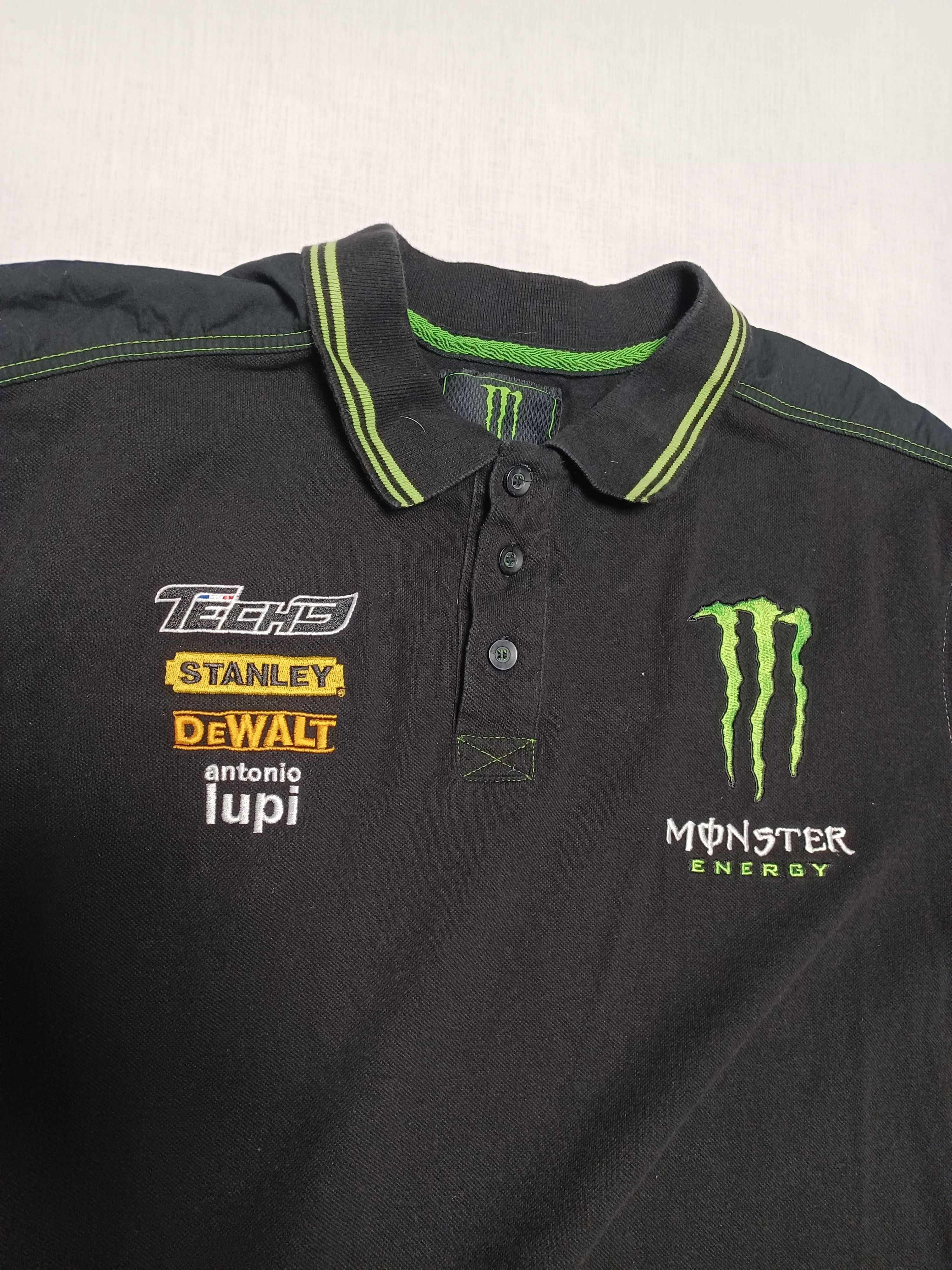 Other MONSTER ENERGY RACING MOTO EMBROIDERED LOGOS POLO Size US XL / EU 56 / 4 - 3 Thumbnail