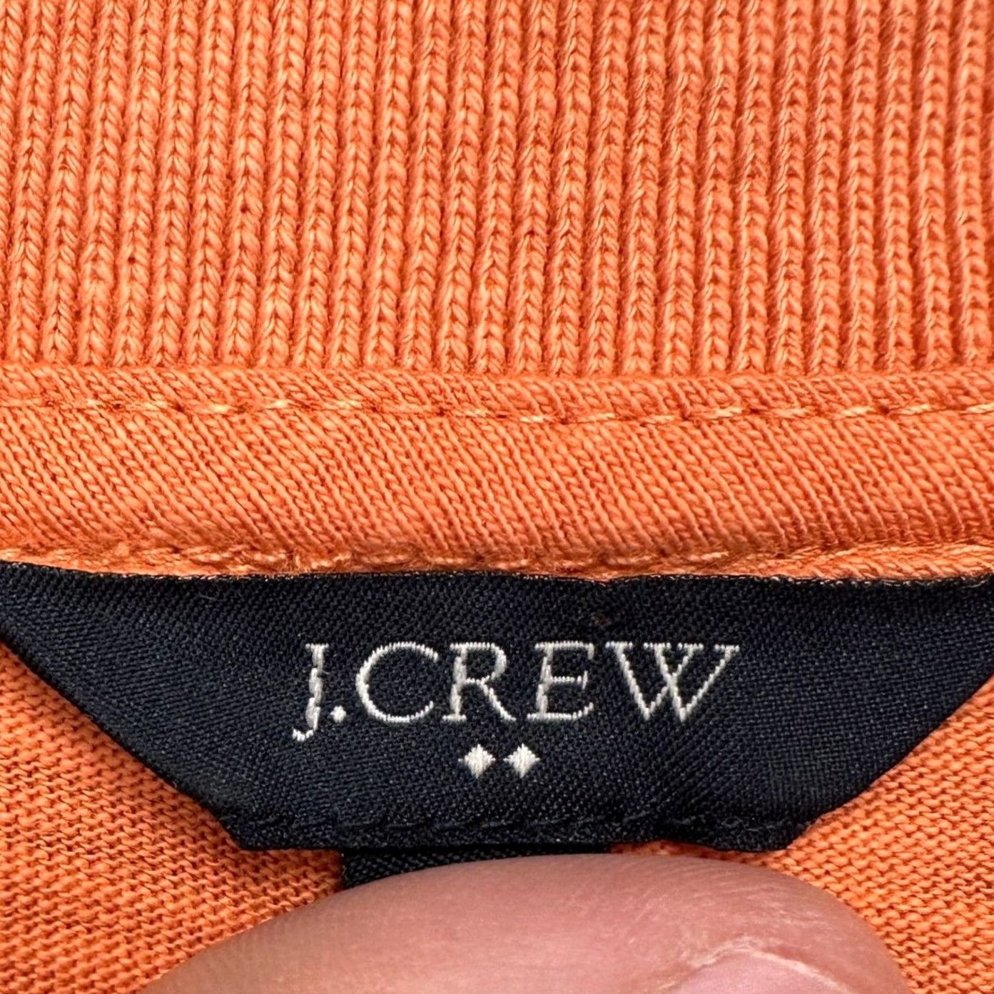 Vintage J Crew Polo Shirt Mens XL Orange Short Sleeve Rugby Casual Comfort 100% Cotton Size US XL / EU 56 / 4 - 5 Thumbnail