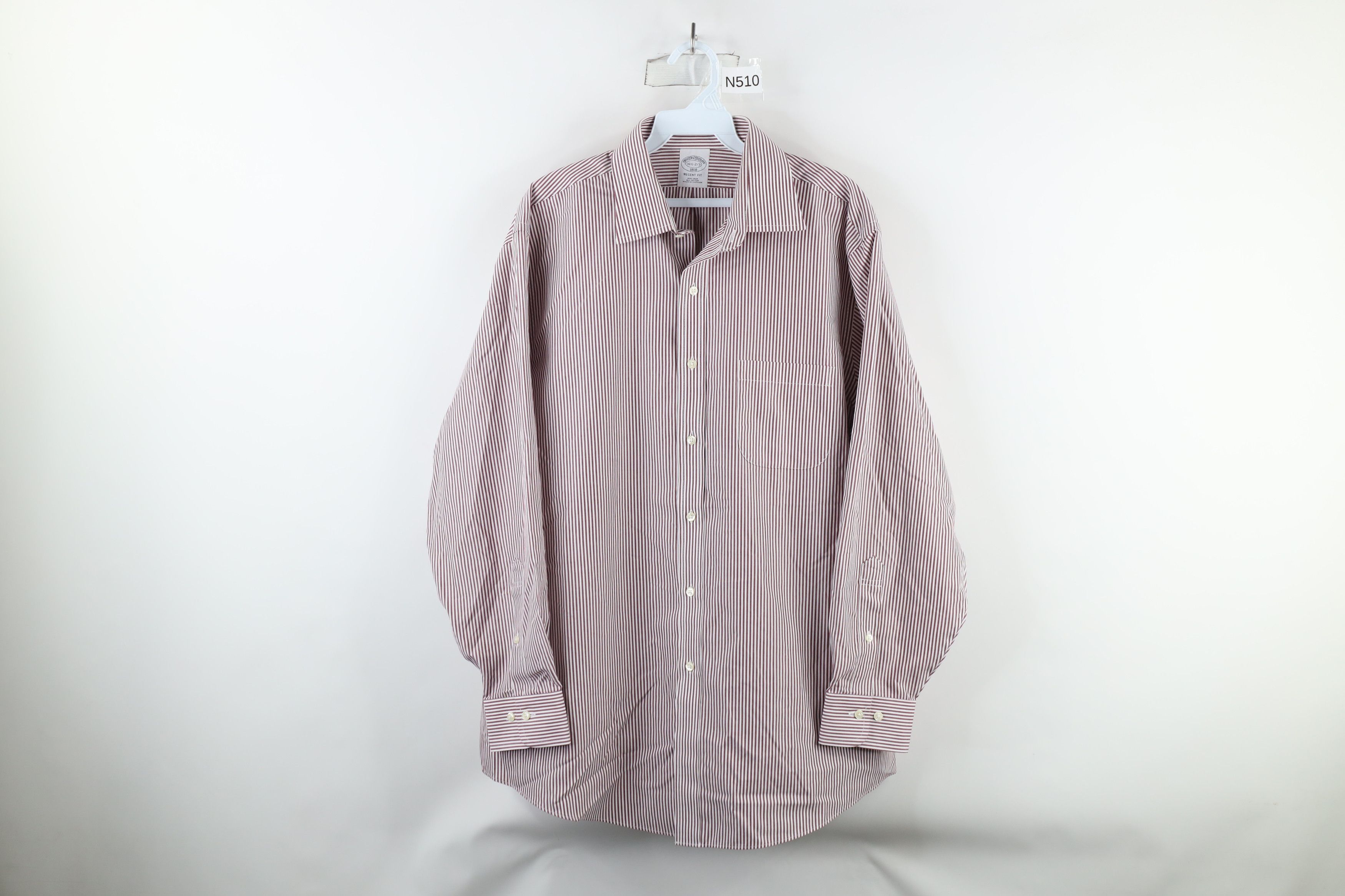 Brooks Brothers × Vintage Vintage Brooks Brothers Fit Striped Button Shirt Cotton Size US M / EU 48-50 / 2 - 1 Thumbnail