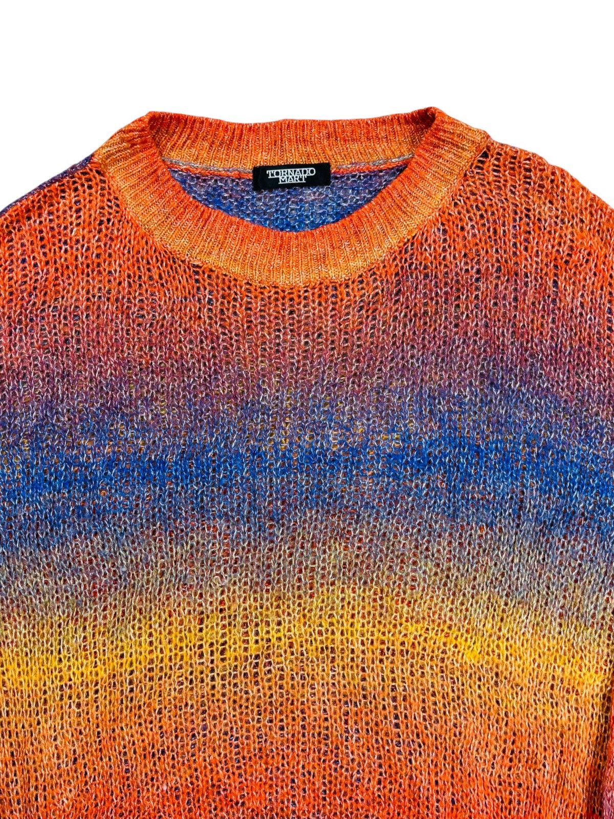 Tornado Mart 2000s Tornado Mart - Ombre Knitted Sweater Size US M / EU 48-50 / 2 - 4 Thumbnail