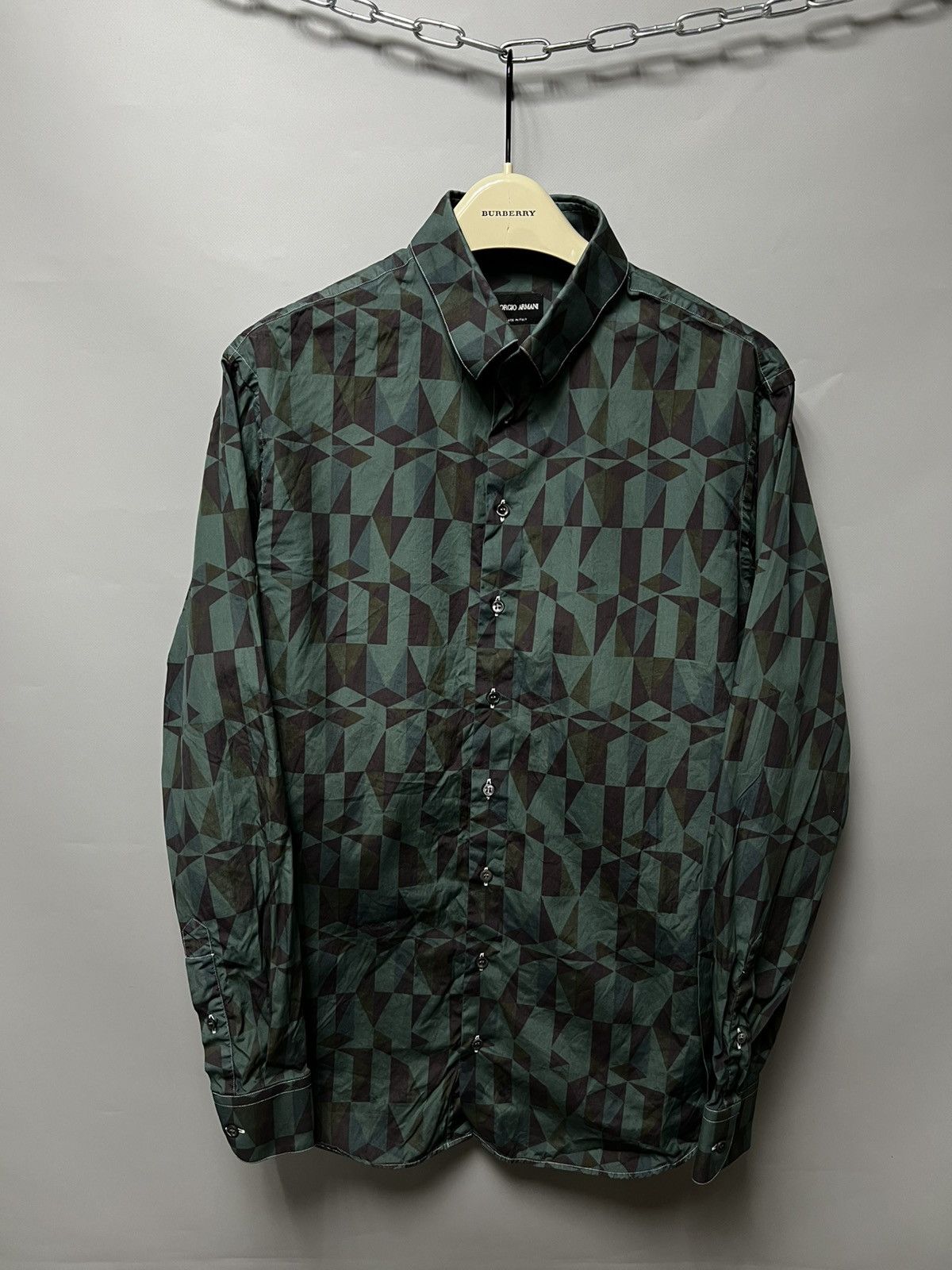 Giorgio Armani Vintage Shirt Button Up Long sleeve