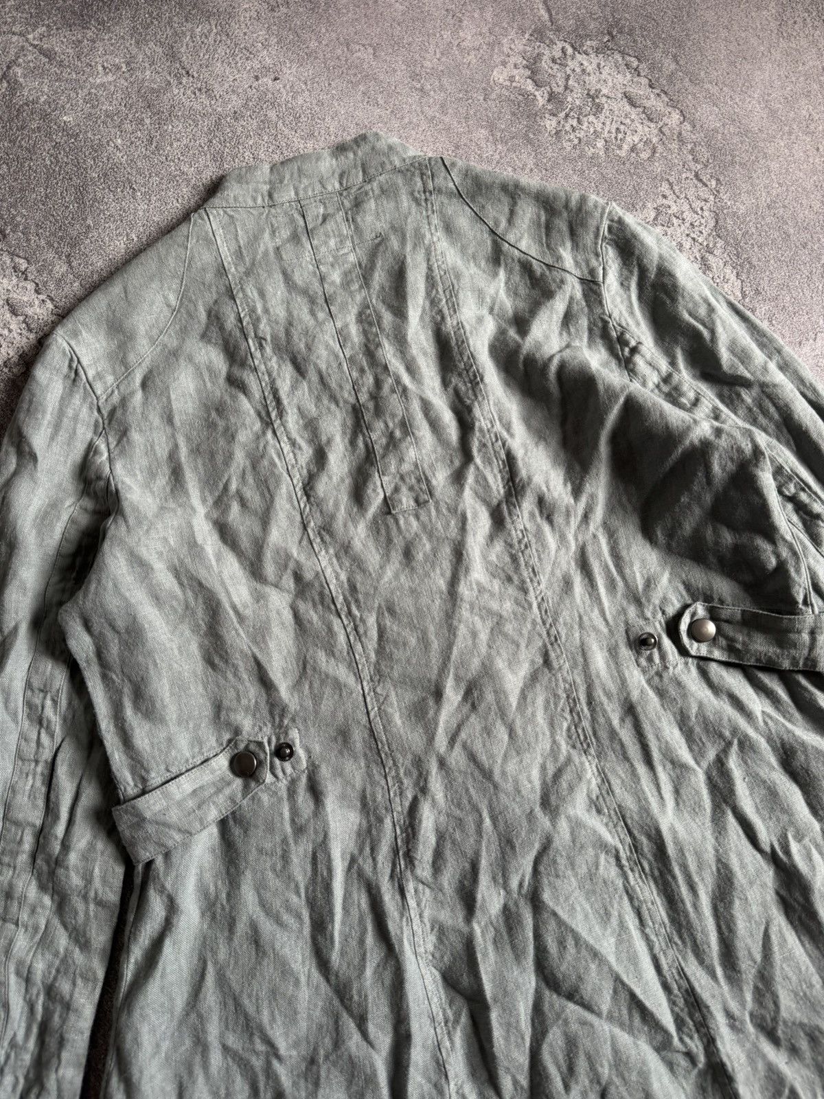 Rundholz Grizas S linen long dress Avantgarde oversized boho jacket Size S / US 4 / IT 40 - 17 Thumbnail