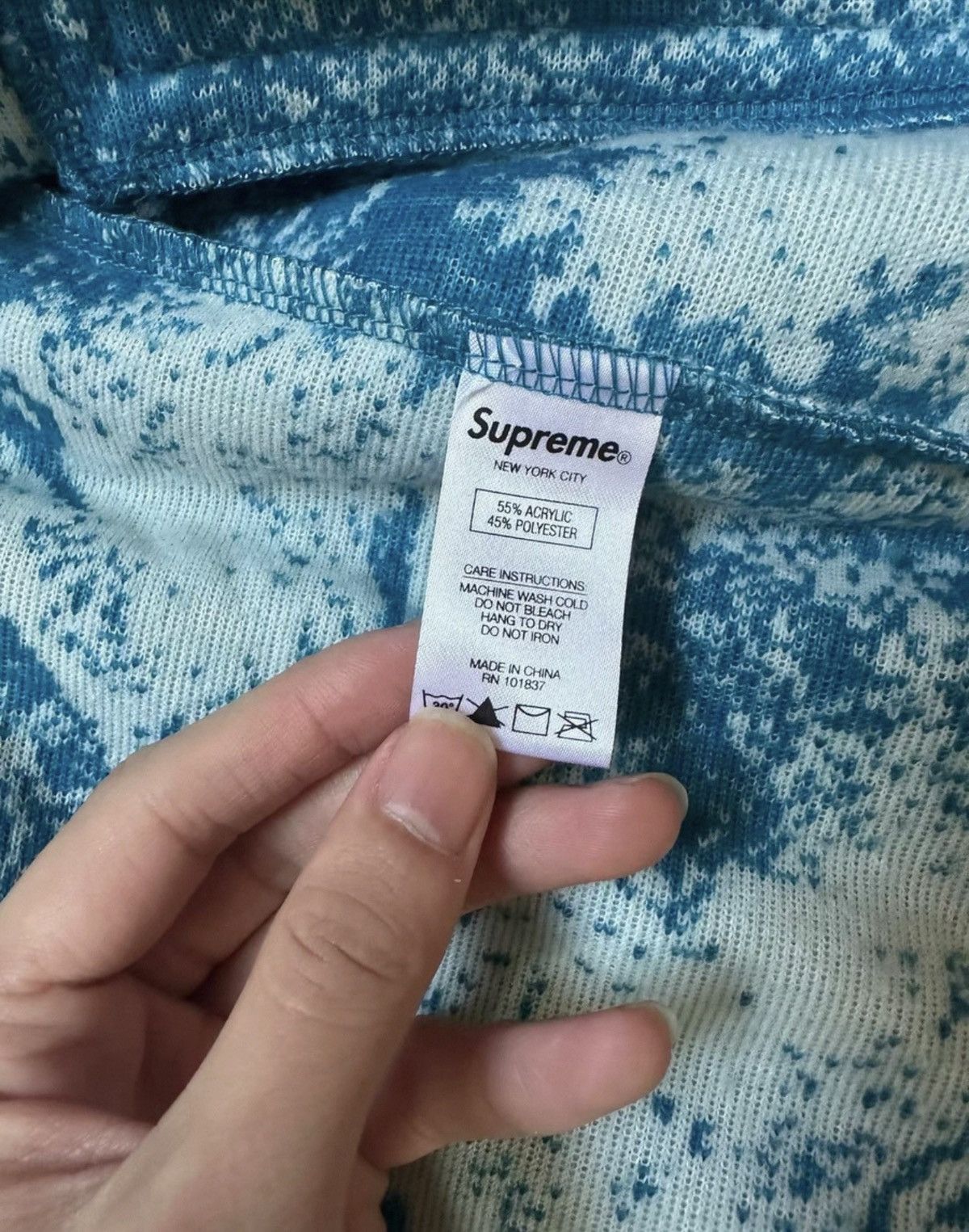 Supreme Supreme wolf fleece jacket teal Size US M / EU 48-50 / 2 - 4 Thumbnail