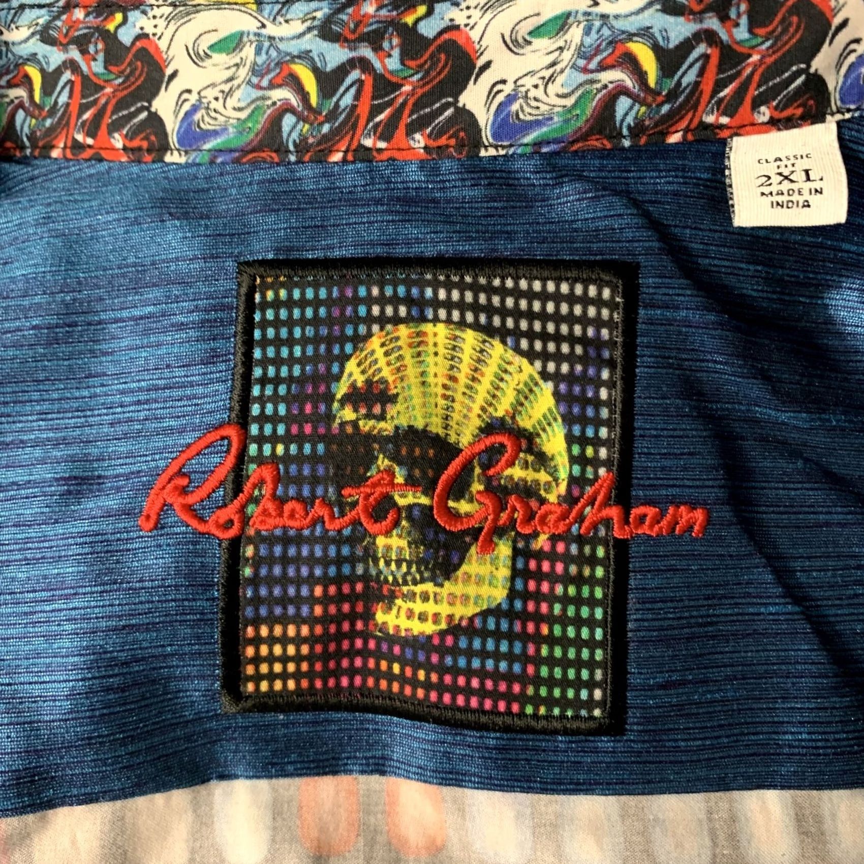 Robert Graham ROBERT GRAHAM Size XXL Black Polka Dot Cotton Long Sleeve Shirt Size US XXL / EU 58 / 5 - 5 Thumbnail