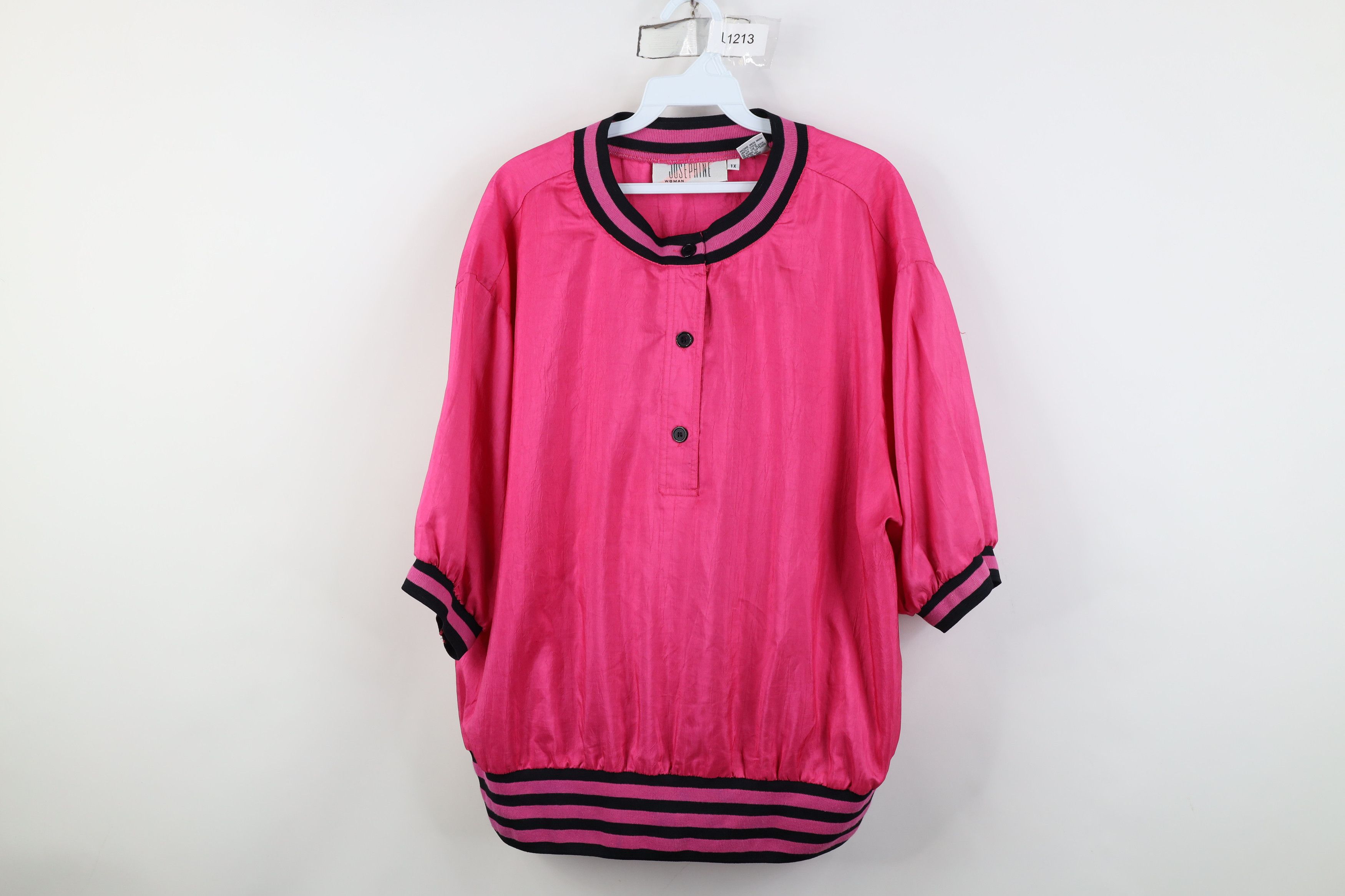 Vintage Vintage 90s Streetwear Lightweight Short Sleeve Jacket Size XL / US 12-14 / IT 48-50 - 1 Thumbnail