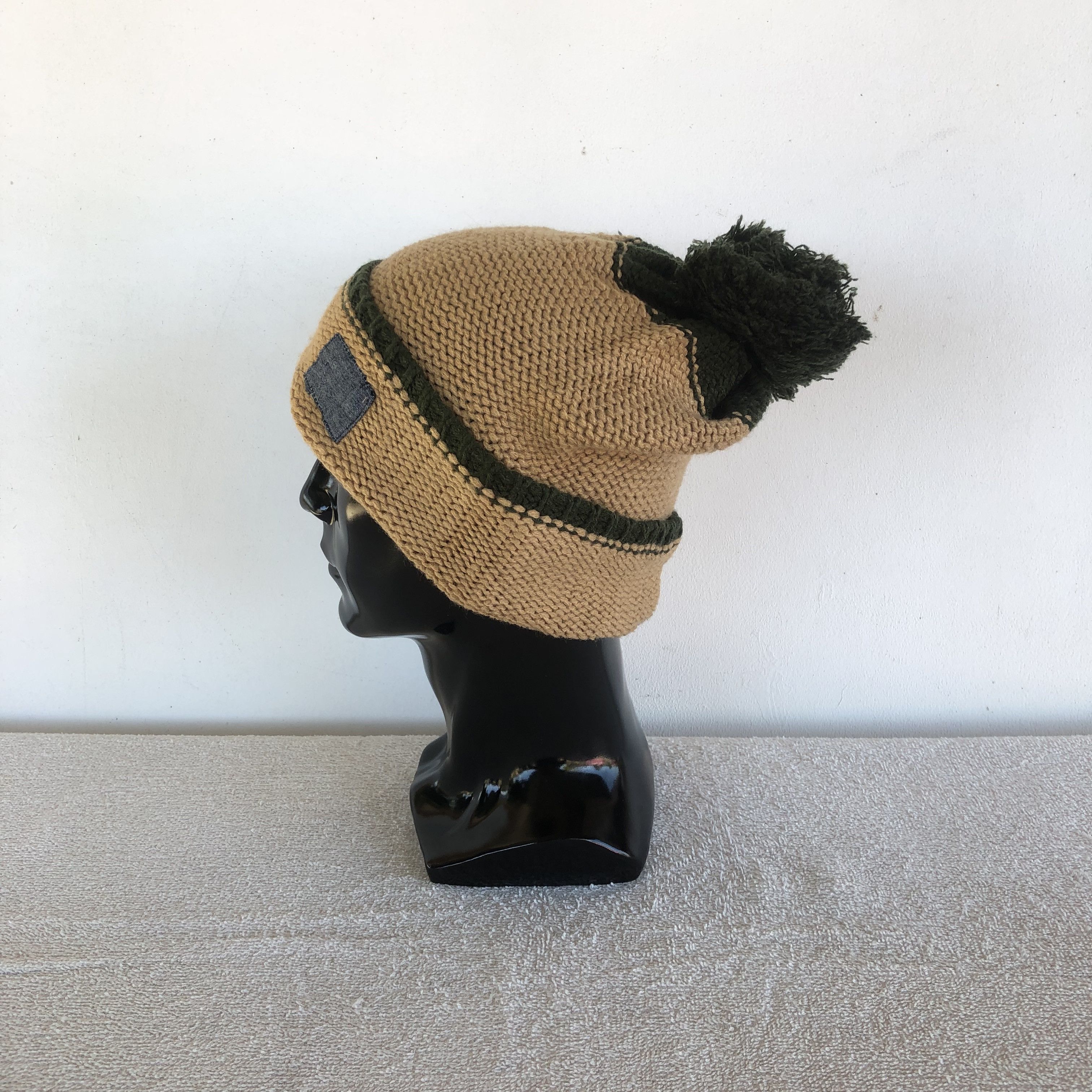 Japanese Brand Vintage 90s Japanese Beanie Knit Crochet Snow Caps Hats Size ONE SIZE - 4 Thumbnail