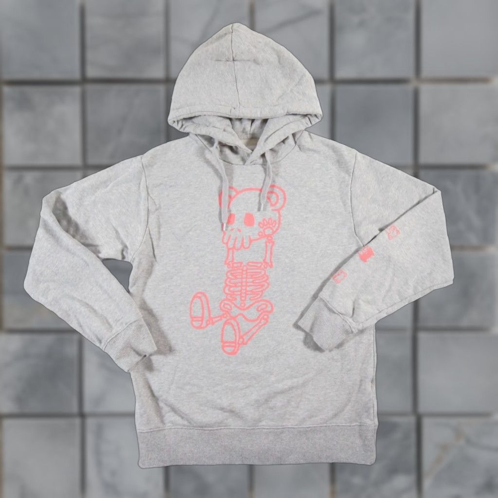 Vintage VINTAGE Graniph Hoodie Mens Medium Gray Pullover Dead Control Bear Streetwear Outdoor Seasonal Size US M / EU 48-50 / 2 - 1 Thumbnail