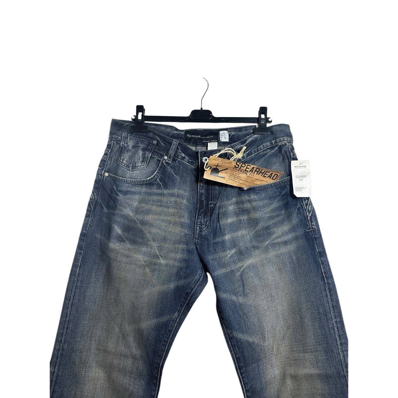 Rocawear Vintage Y2K Rocawear Jeans Mens Denim Baggy Hip Hop Indigo W Size US 36 / EU 52 - 2 Thumbnail