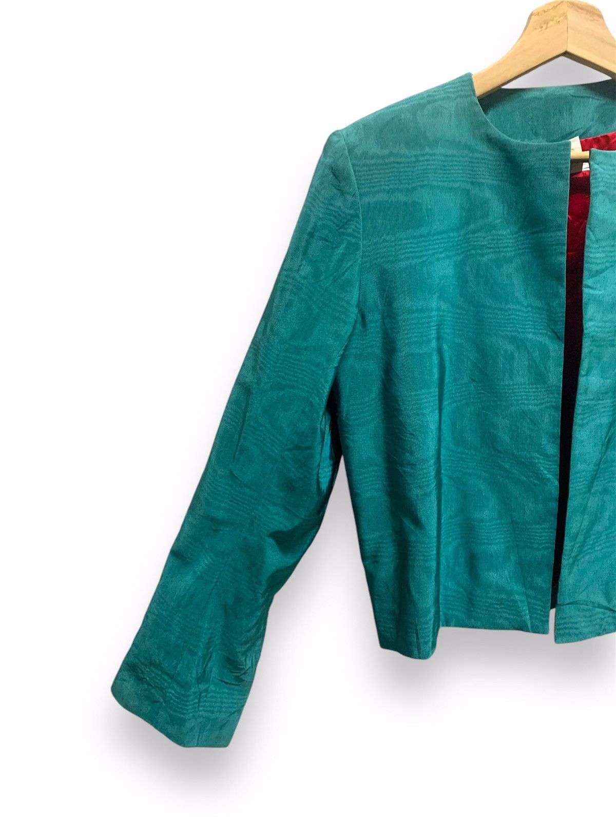 Vintage × Yves Saint Laurent Vintage Yves Saint Lauren Crop Top Blazzer coat Size S / US 4 / IT 40 - 3 Thumbnail