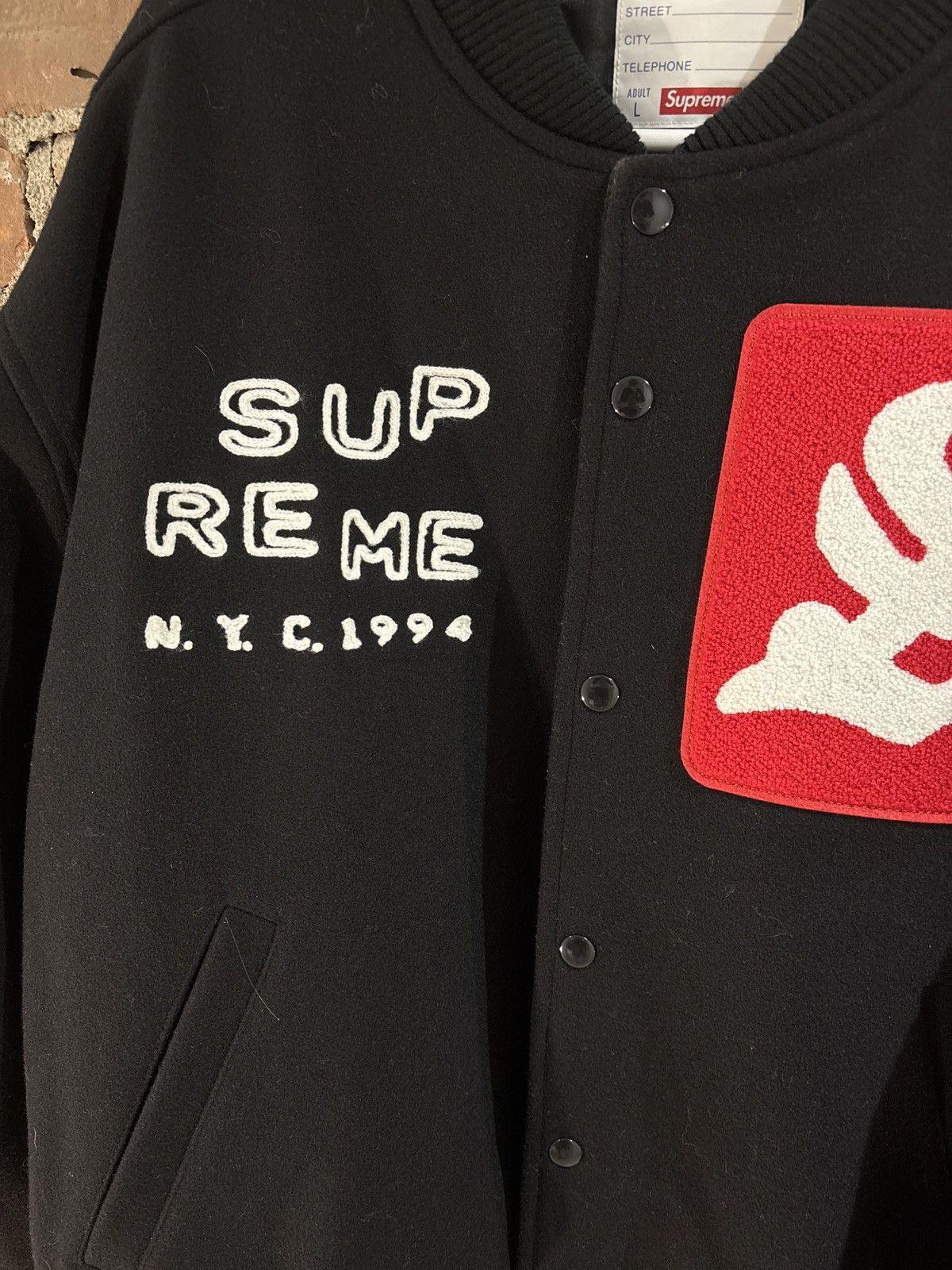 Cactus Plant Flea Market × Supreme Supreme CPFM new york varsity jacket Size US L / EU 52-54 / 3 - 3 Thumbnail