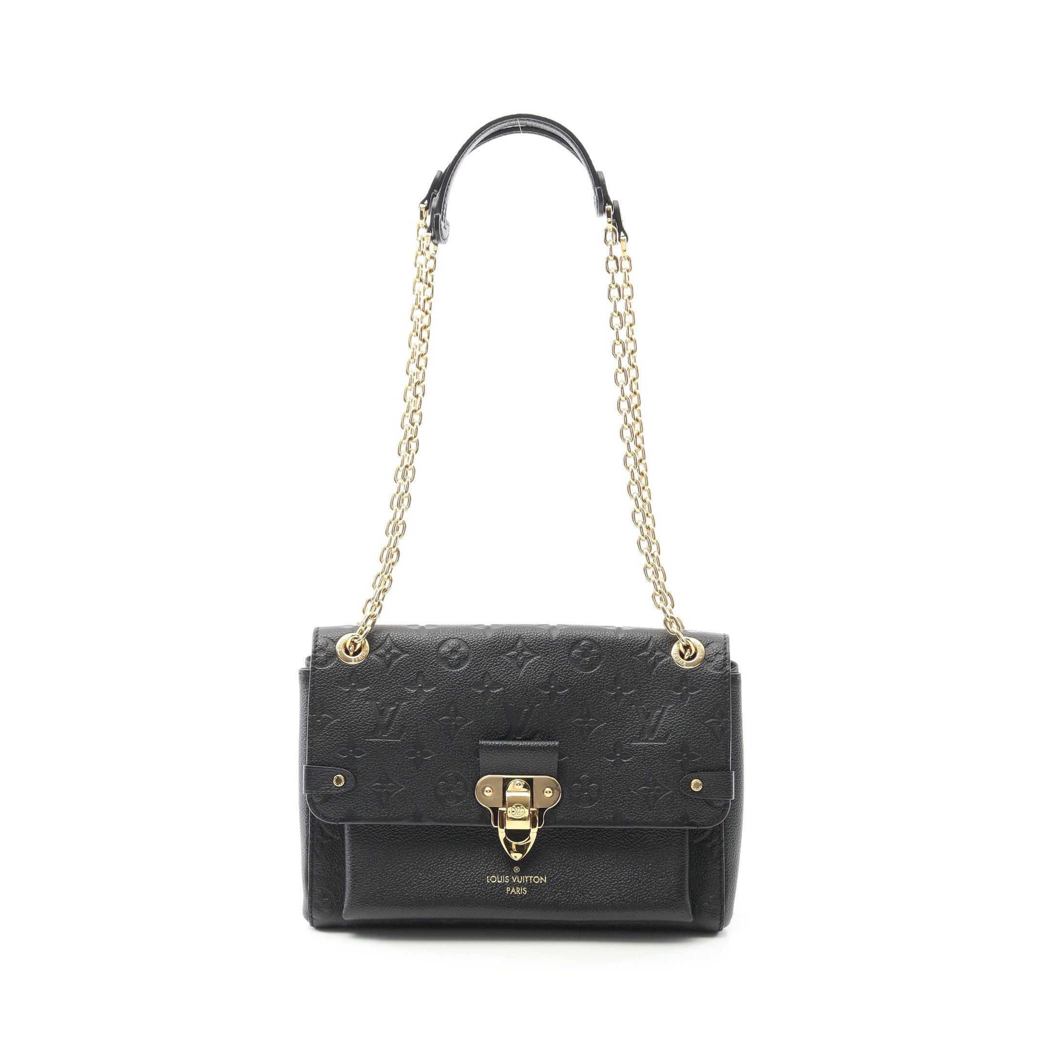 Louis Vuitton Louis Vuitton Vavin Pm Monogram Empreinte Noir Double Chain Shoulder Bag Leather Black Size ONE SIZE - 1 Thumbnail