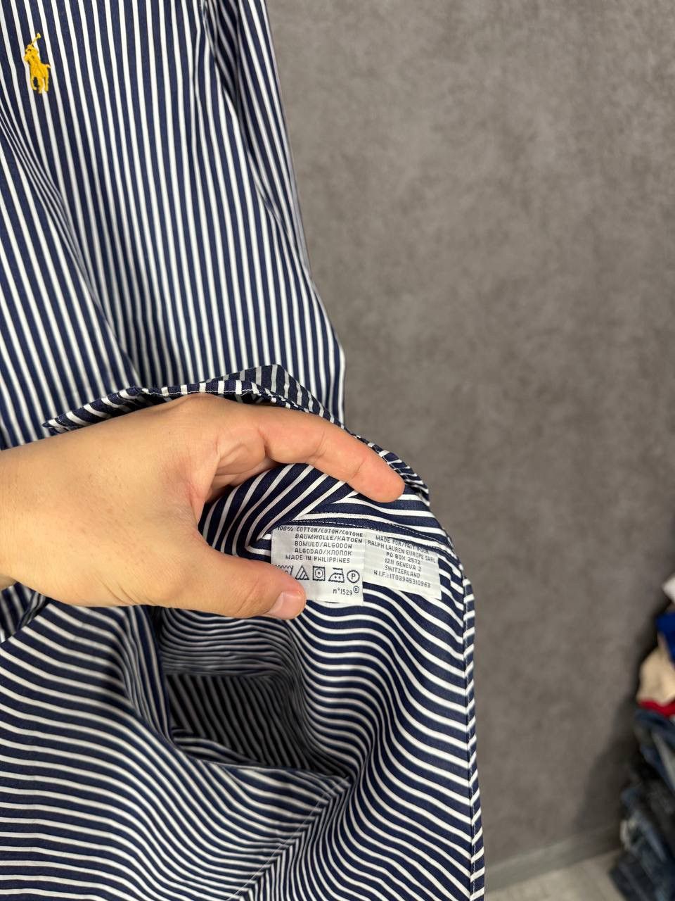 Polo Ralph Lauren Polo Ralph Lauren vintage designer logo striped shirt Size US L / EU 52-54 / 3 - 4 Thumbnail