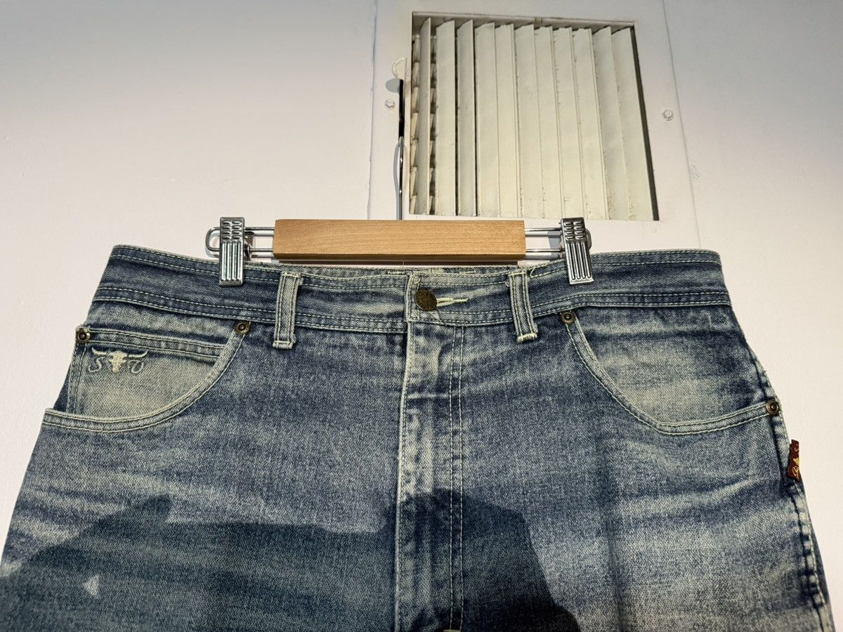 Vintage Vintage Sergio Valente Honey Comb Faded Jeans 90s Rare Size US 36 / EU 52 - 5 Thumbnail