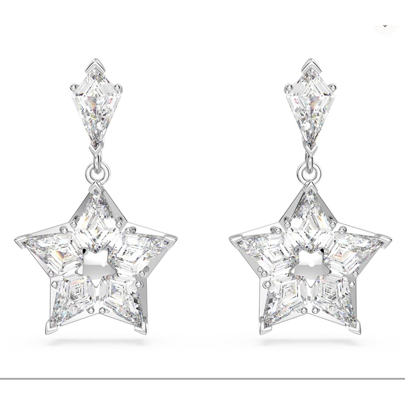 Swarovski Swarovski Stella drop earrings Kite cut, Star Size ONE SIZE - 5 Thumbnail
