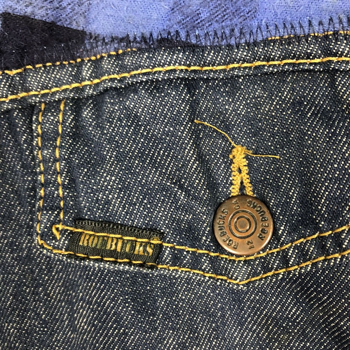 Vintage 🔥VINTAGE DENIM CHORE VEST JACKET ROEBUCKS ISSEY MIYAKE Size US M / EU 48-50 / 2 - 18 Thumbnail