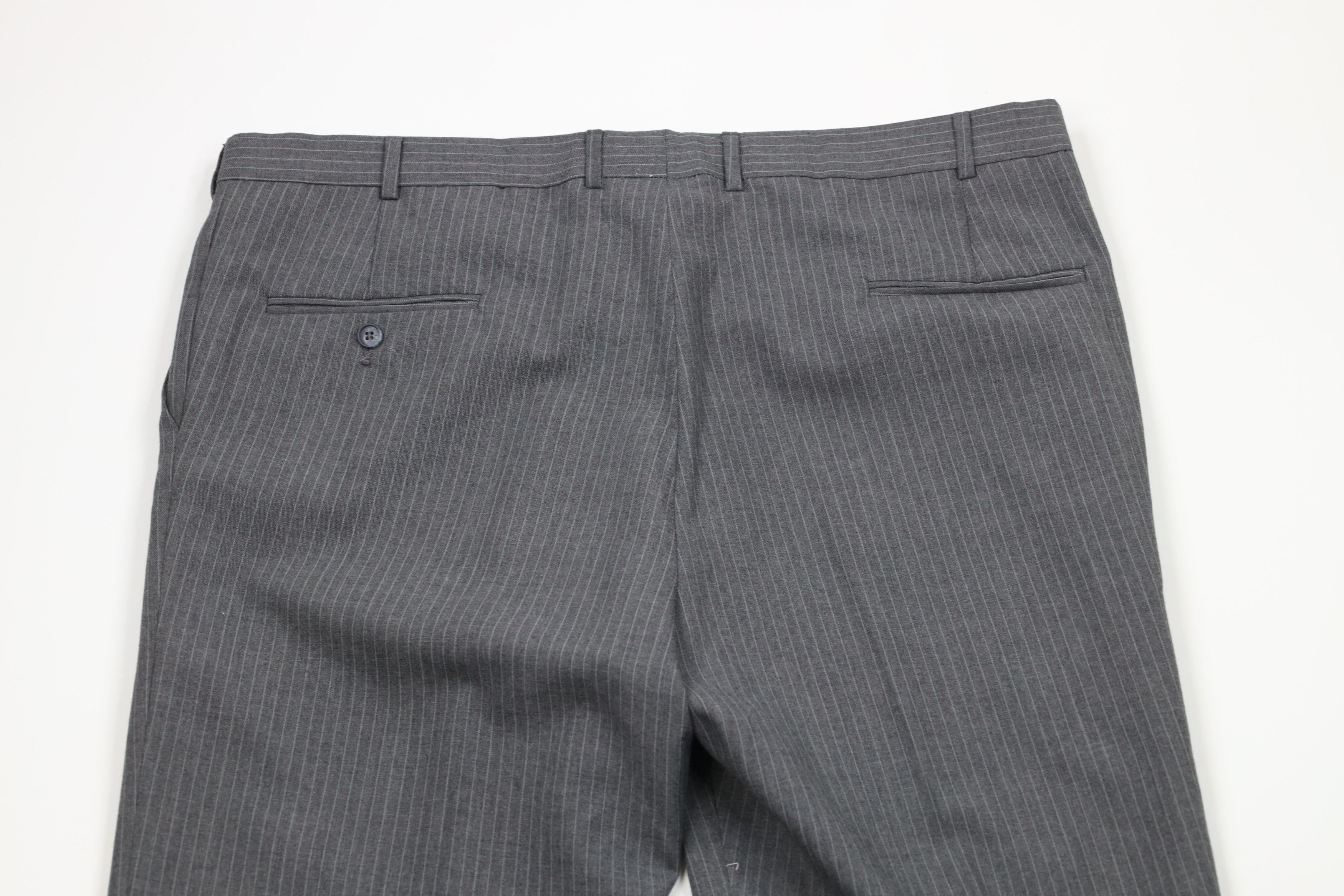 Vintage Vintage 70s Streetwear Pinstriped Bell Bottoms Chino Pants Size US 42 / EU 58 - 8 Thumbnail
