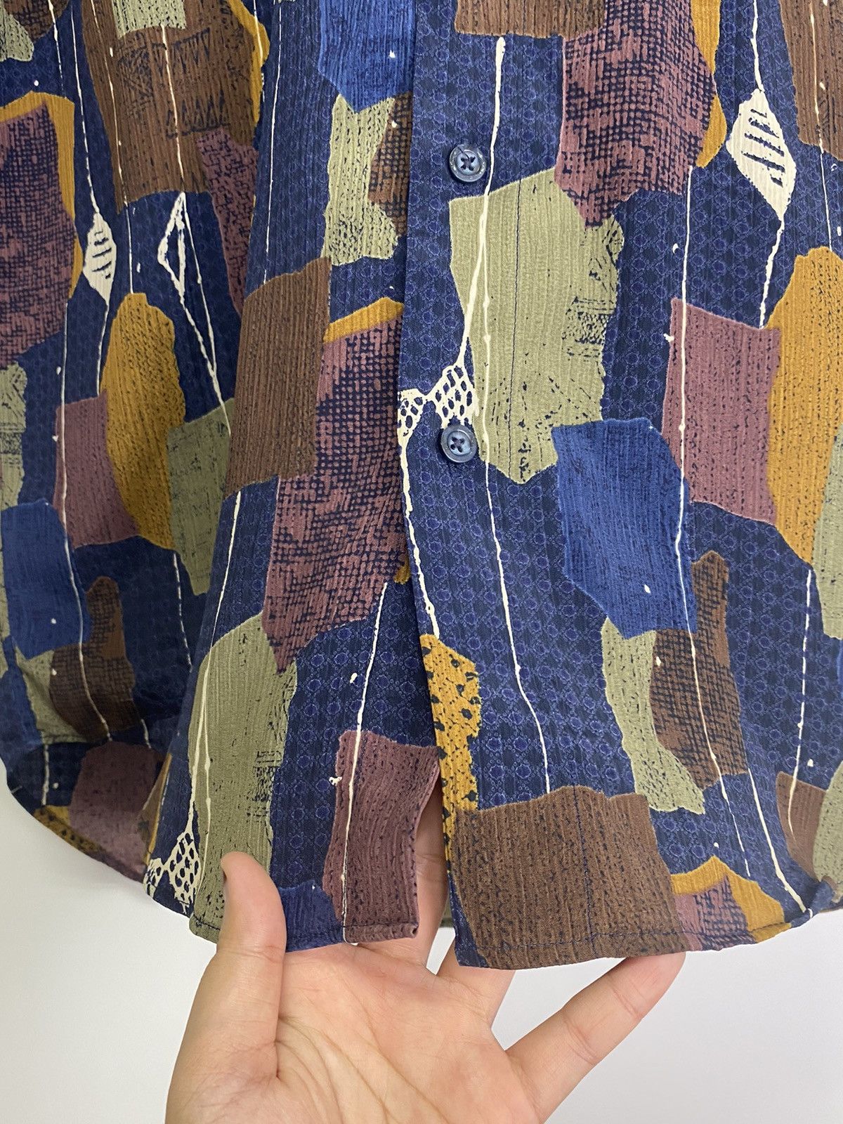 Japanese Brand × Vintage Vintage Ginnicarol button up Size US M / EU 48-50 / 2 - 7 Thumbnail